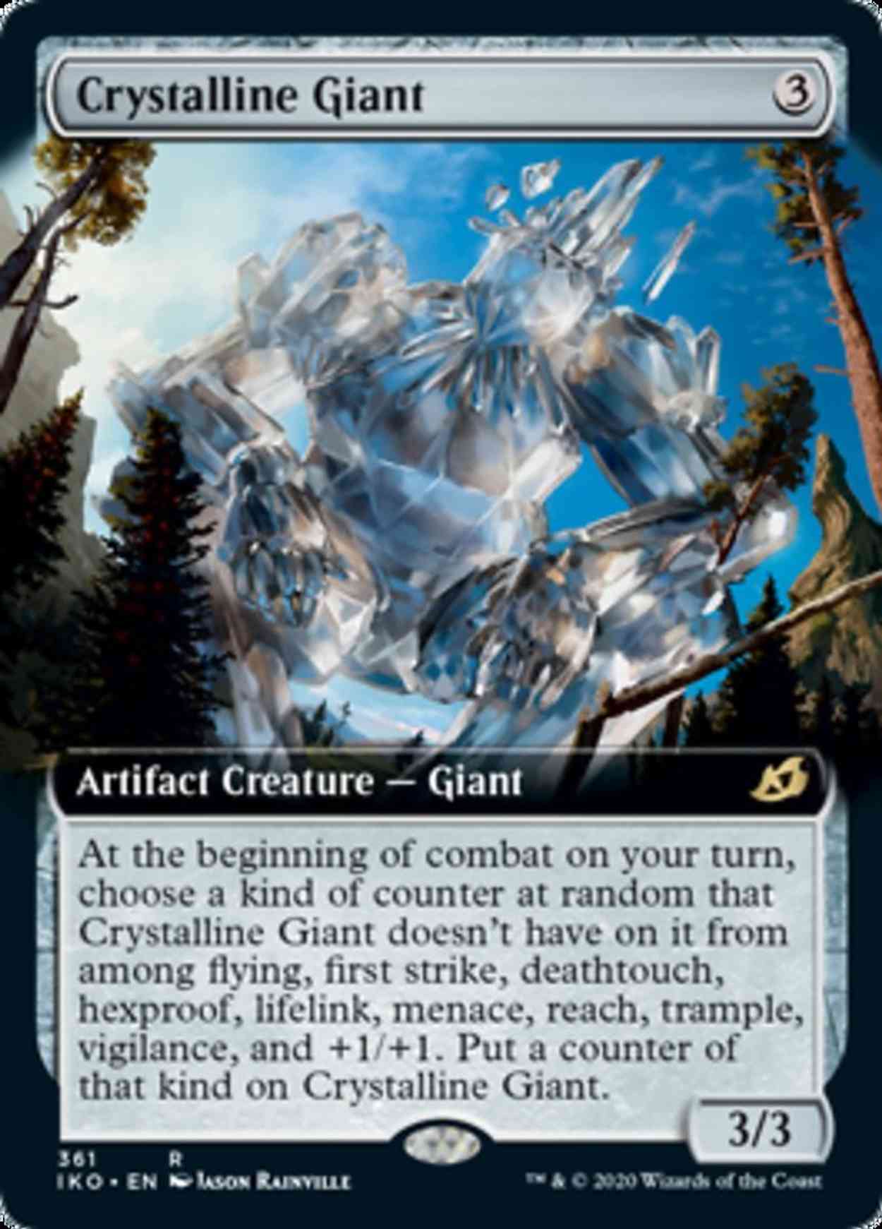 Crystalline Giant (Extended Art) magic card front