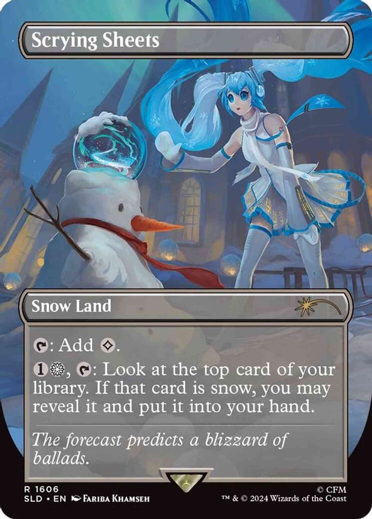 Scrying Sheets magic card front
