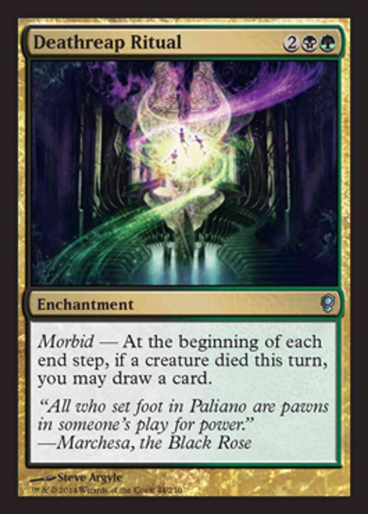 Deathreap Ritual magic card front