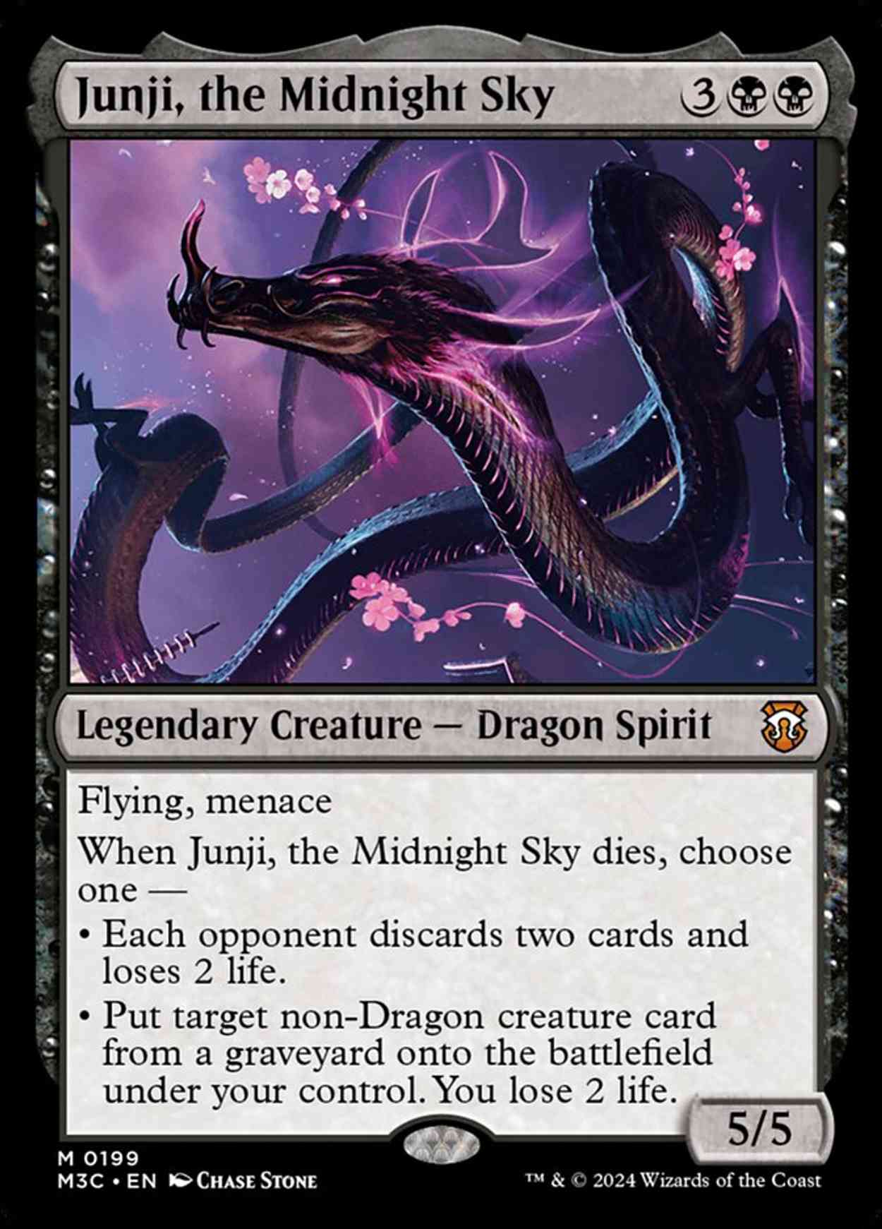 Junji, the Midnight Sky magic card front