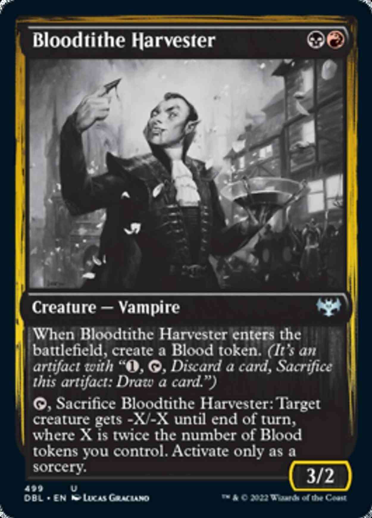 Bloodtithe Harvester magic card front