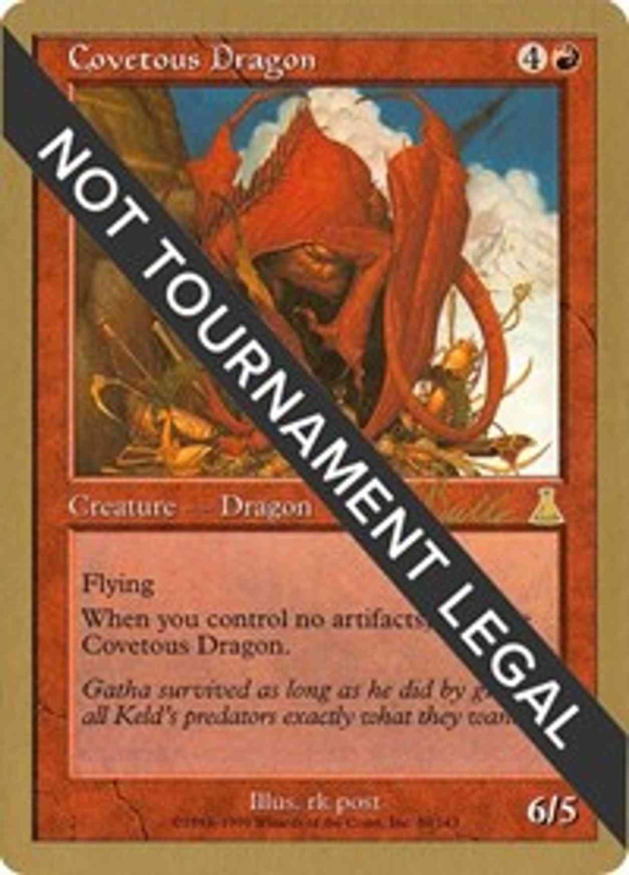 Covetous Dragon - 1999 Kai Budde (UDS) magic card front
