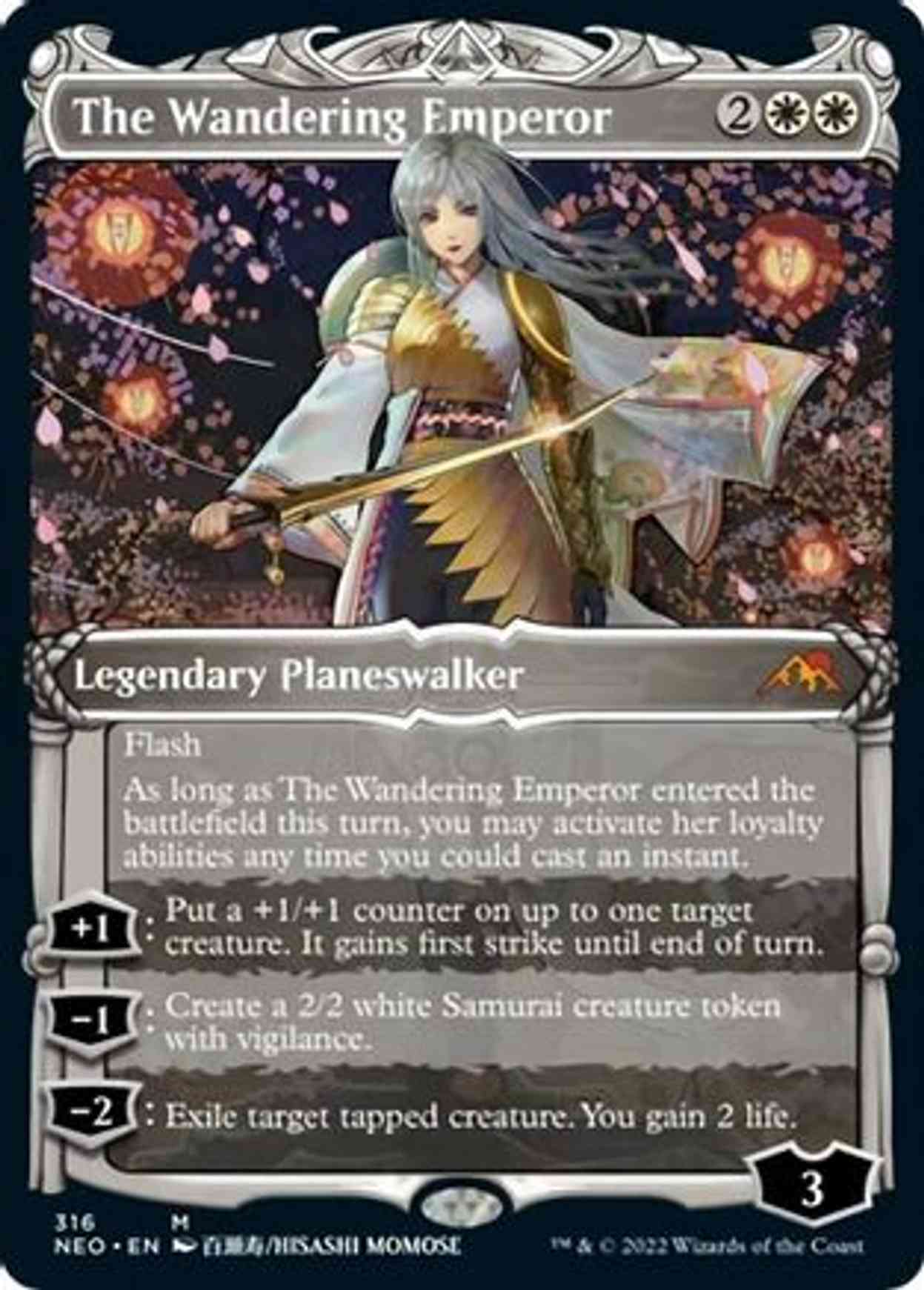The Wandering Emperor (Showcase) magic card front