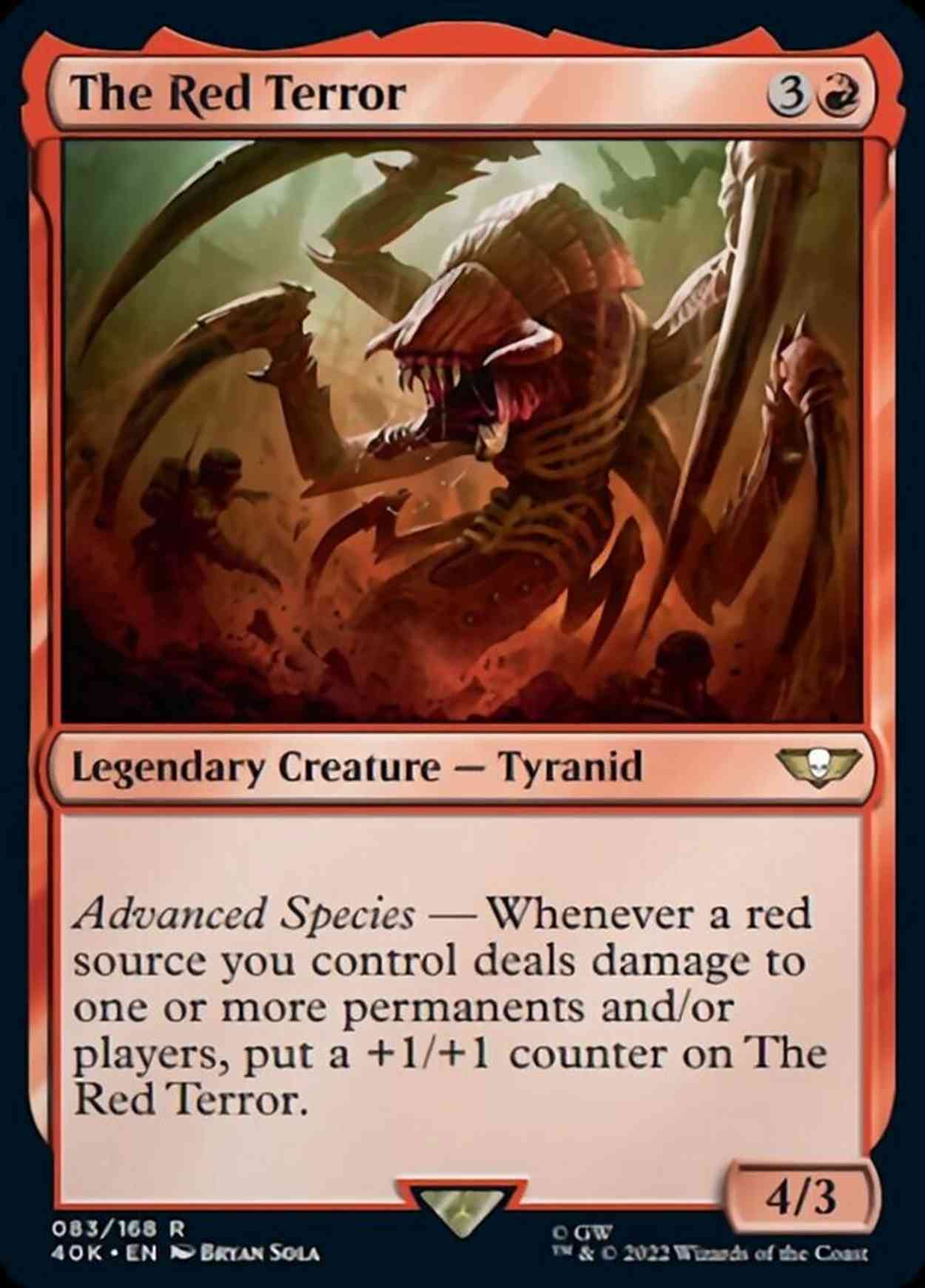 The Red Terror magic card front