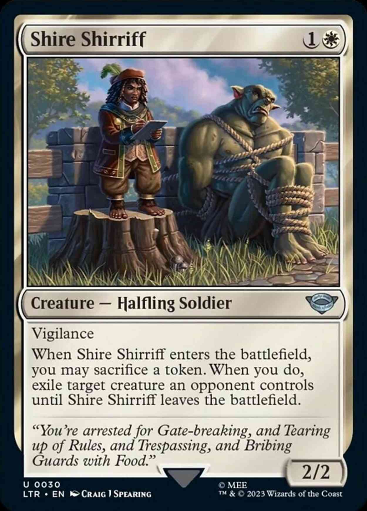 Shire Shirriff magic card front