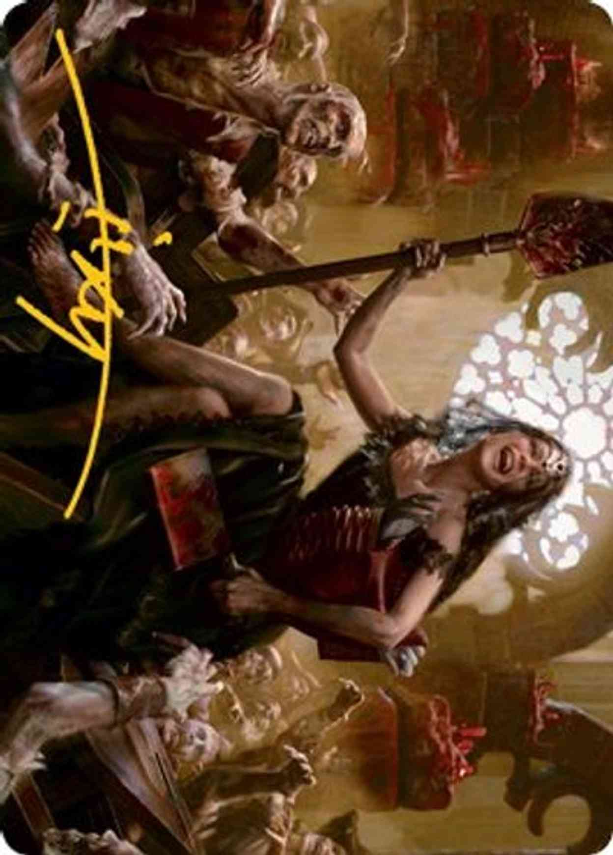 Gisa, Glorious Resurrector Art Card (Gold-Stamped Signature) magic card front