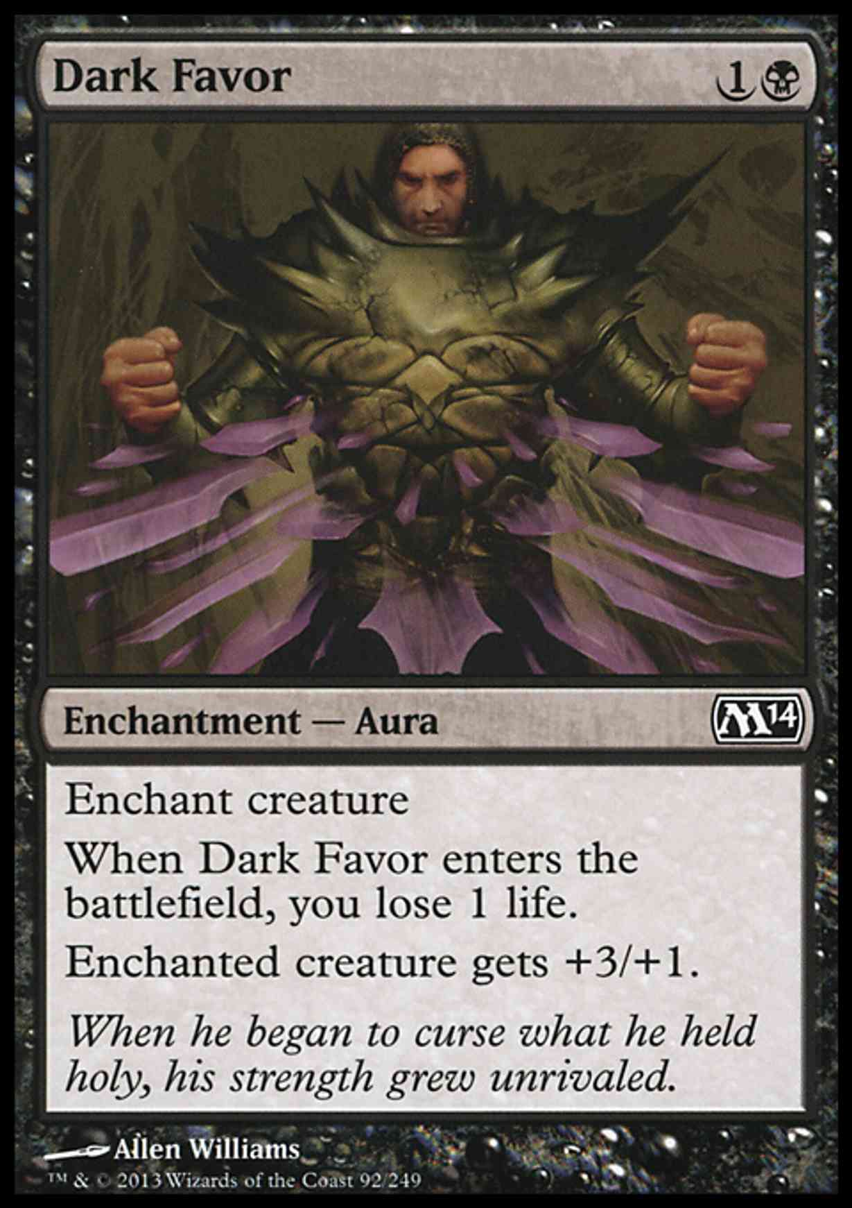 Dark Favor magic card front