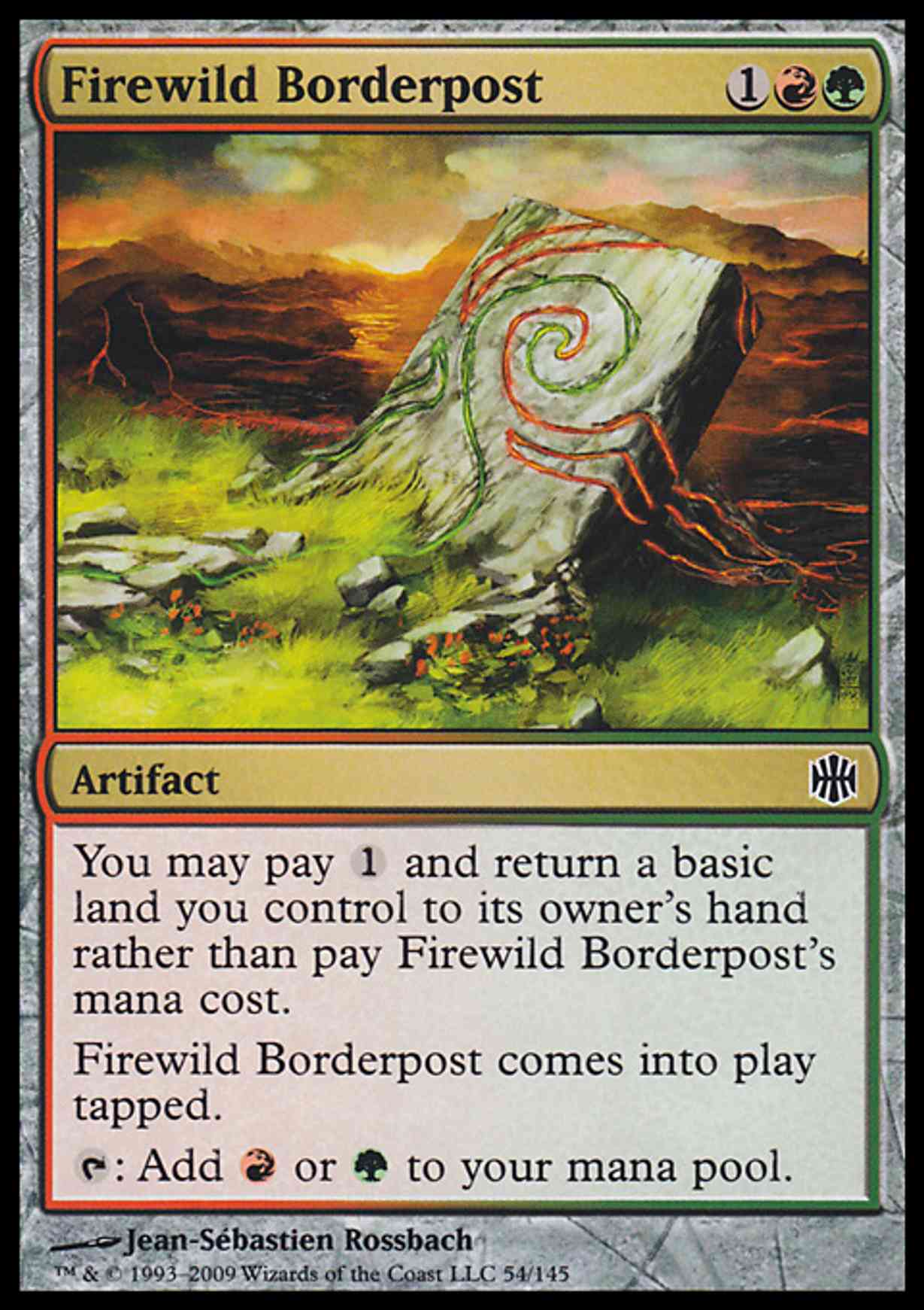 Firewild Borderpost magic card front