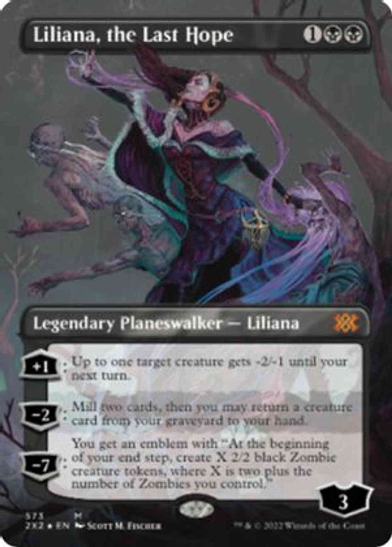 Liliana, the Last Hope (Textured Foil) magic card front