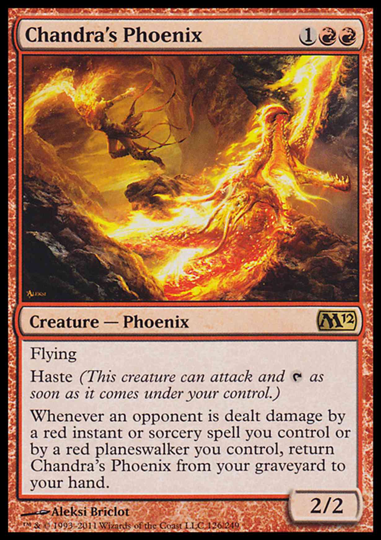 Chandra's Phoenix magic card front