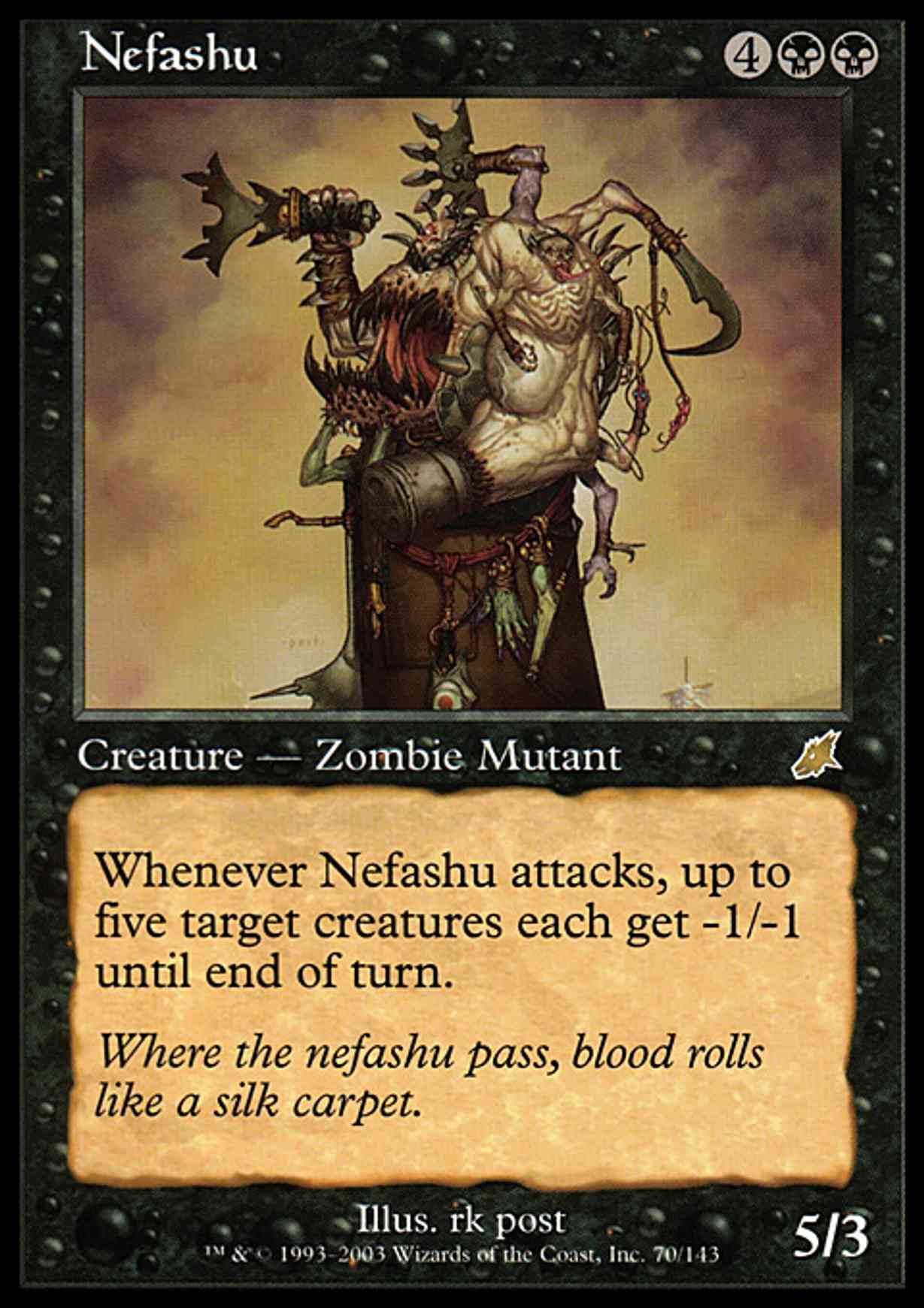 Nefashu magic card front