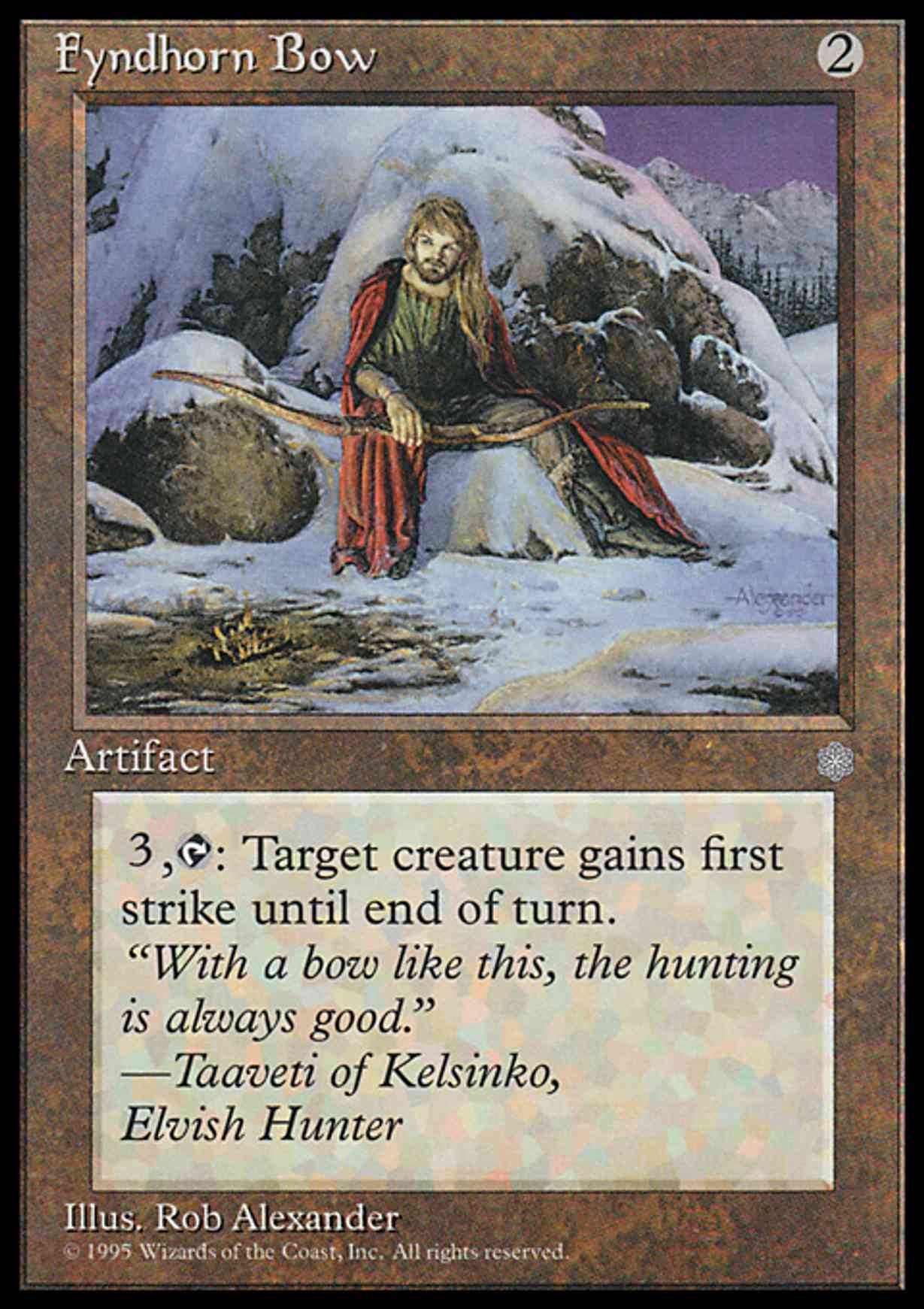 Fyndhorn Bow magic card front