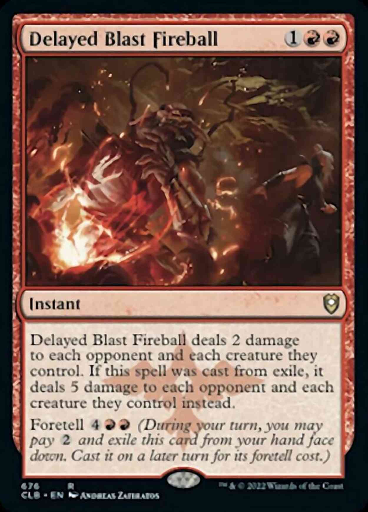 Delayed Blast Fireball magic card front