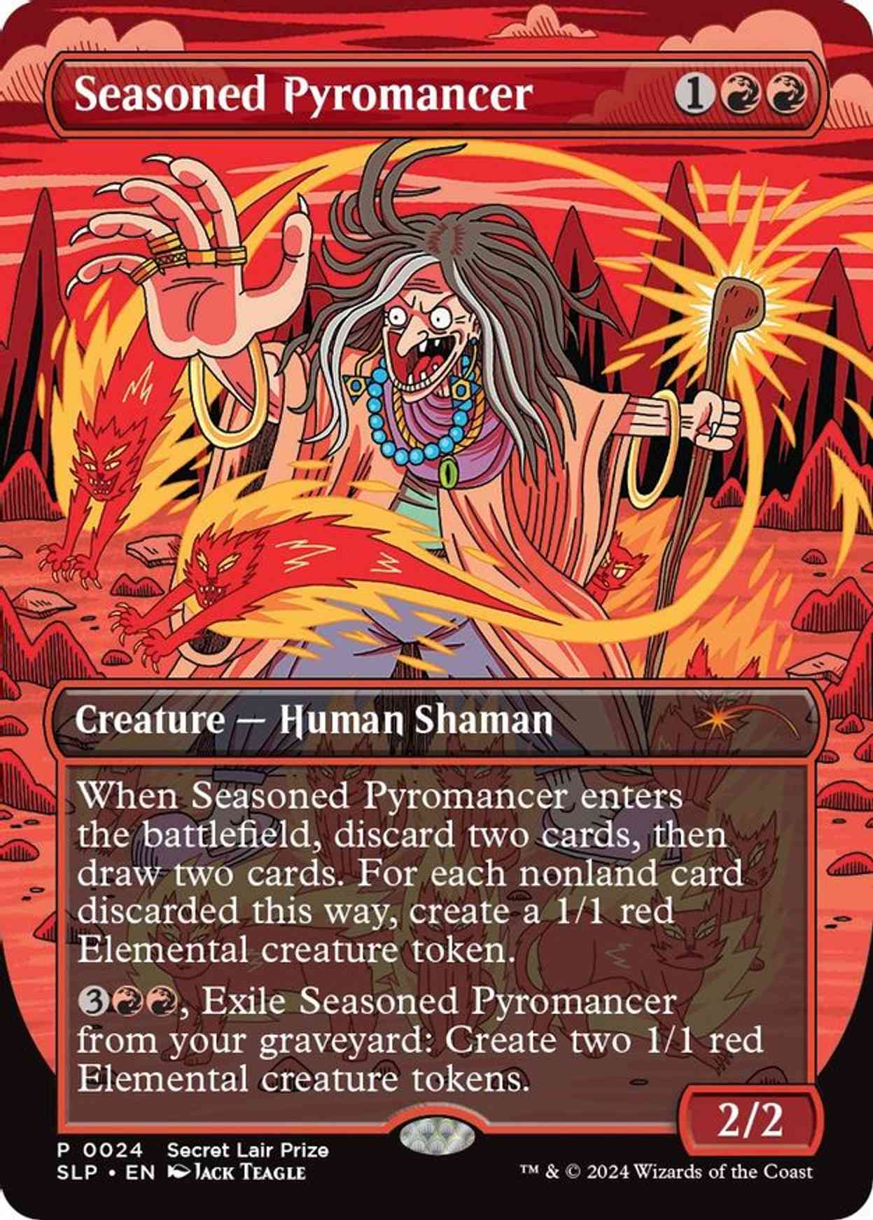 Seasoned Pyromancer magic card front