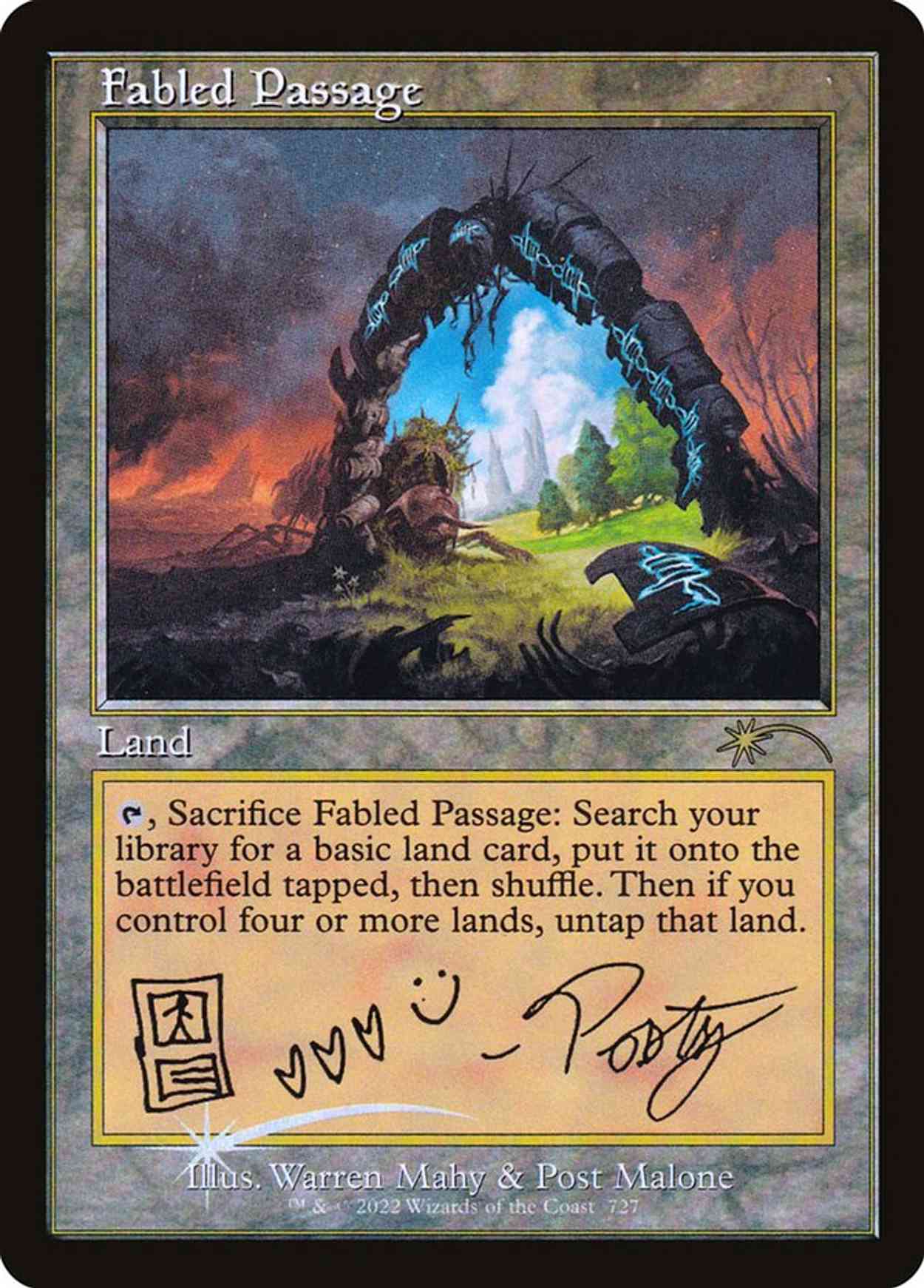 Fabled Passage (727) magic card front