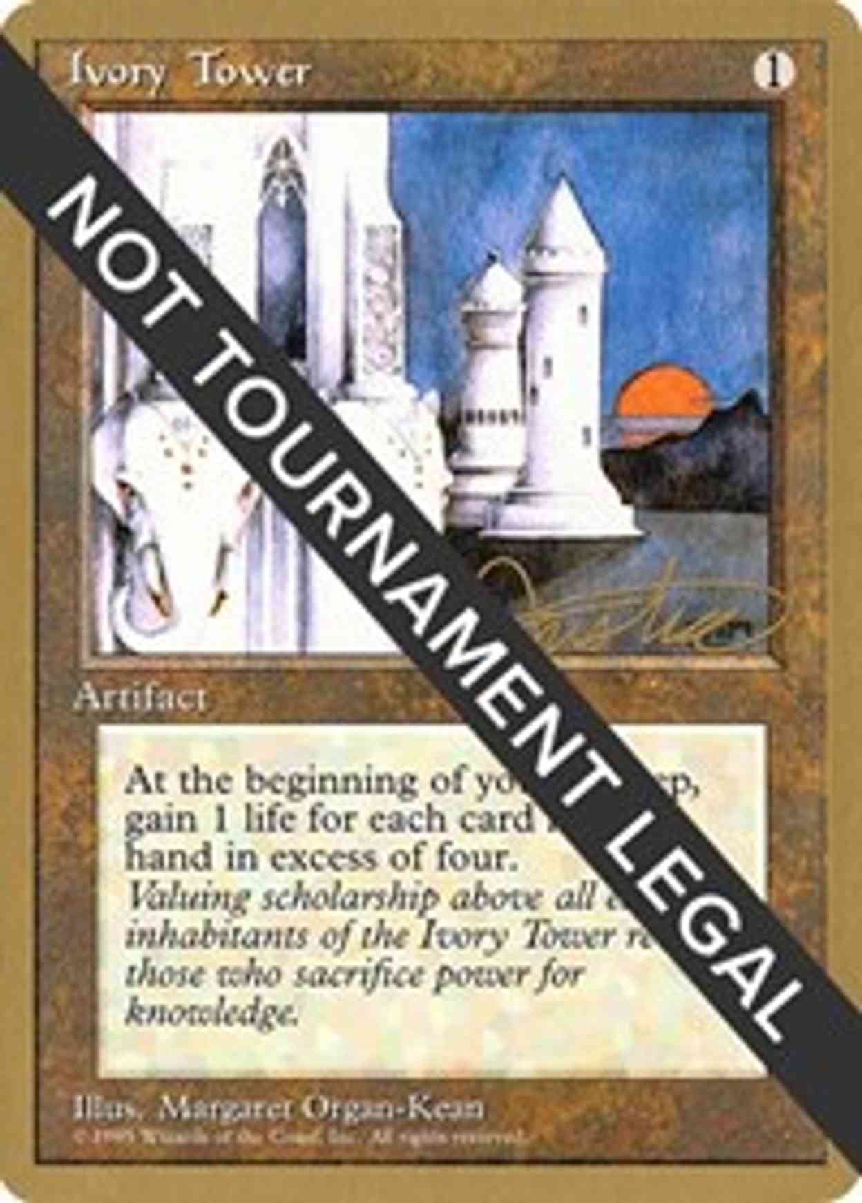 Ivory Tower - 1996 Mark Justice (4ED) magic card front