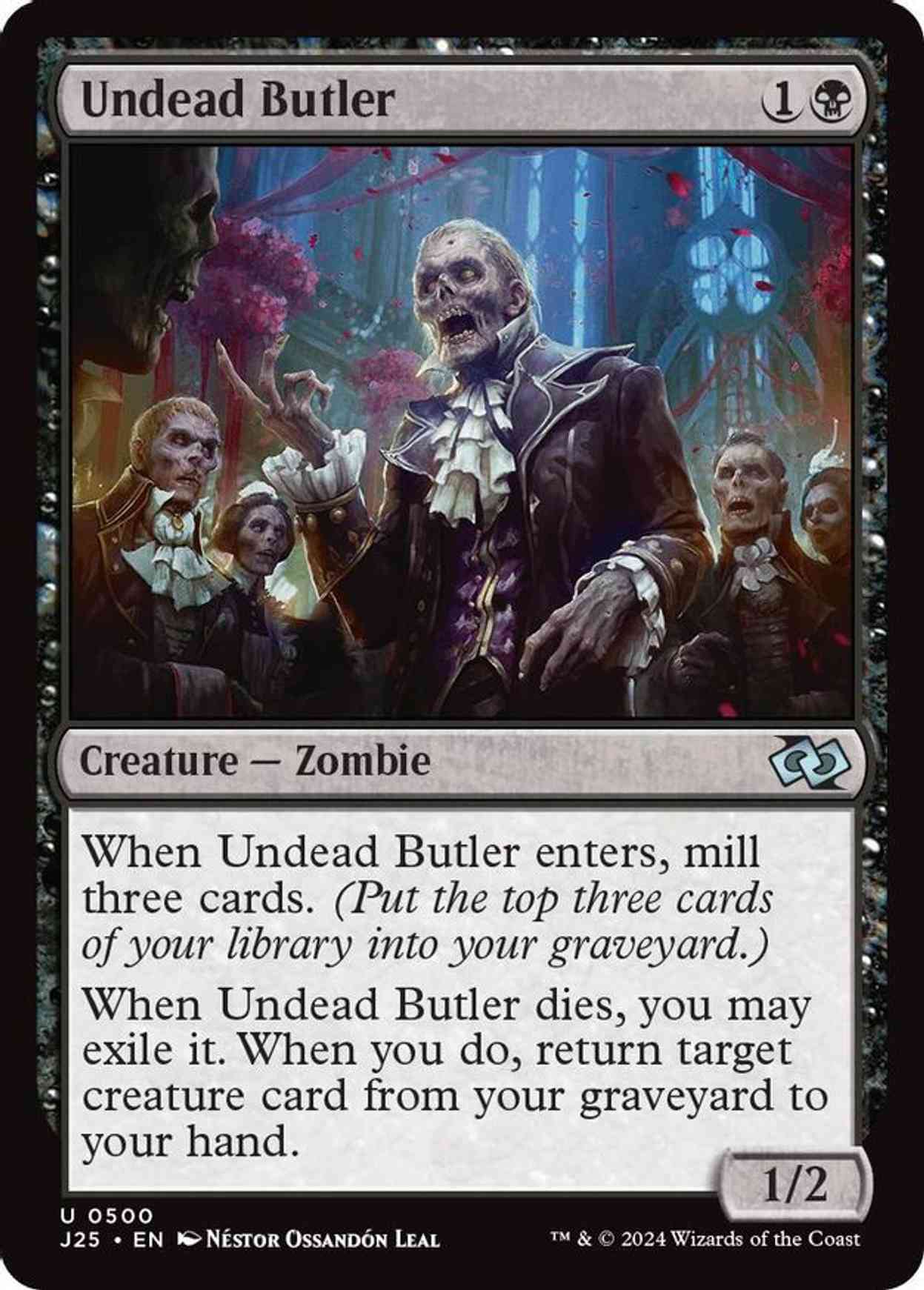 Undead Butler magic card front