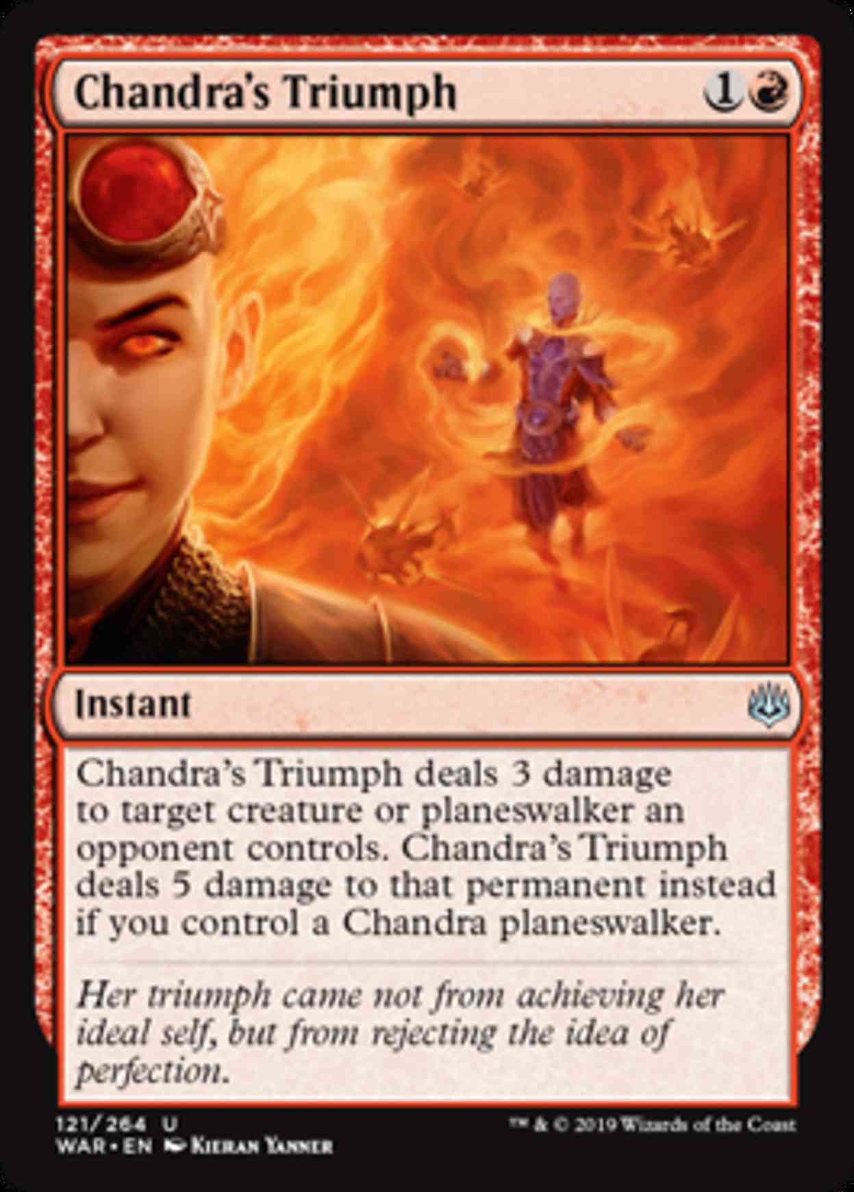 Chandra's Triumph magic card front
