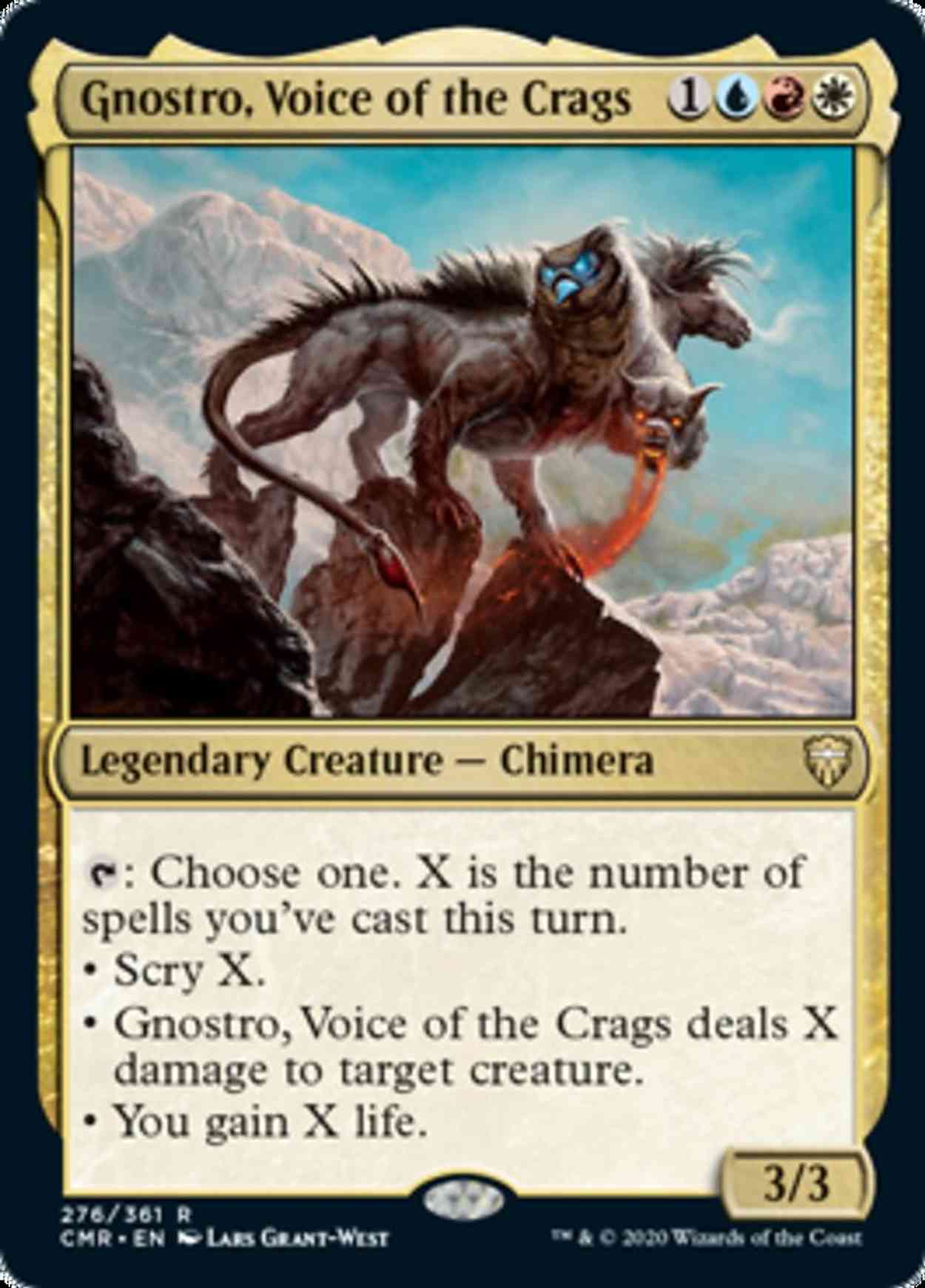 Gnostro, Voice of the Crags magic card front