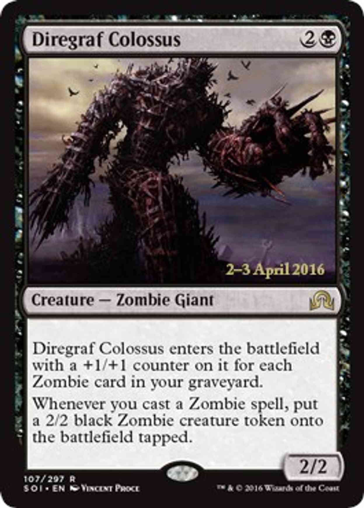 Diregraf Colossus magic card front