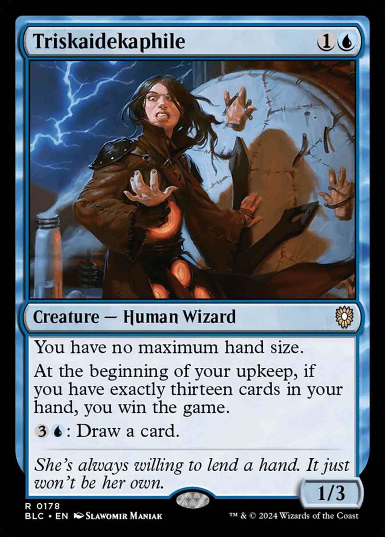 Triskaidekaphile magic card front