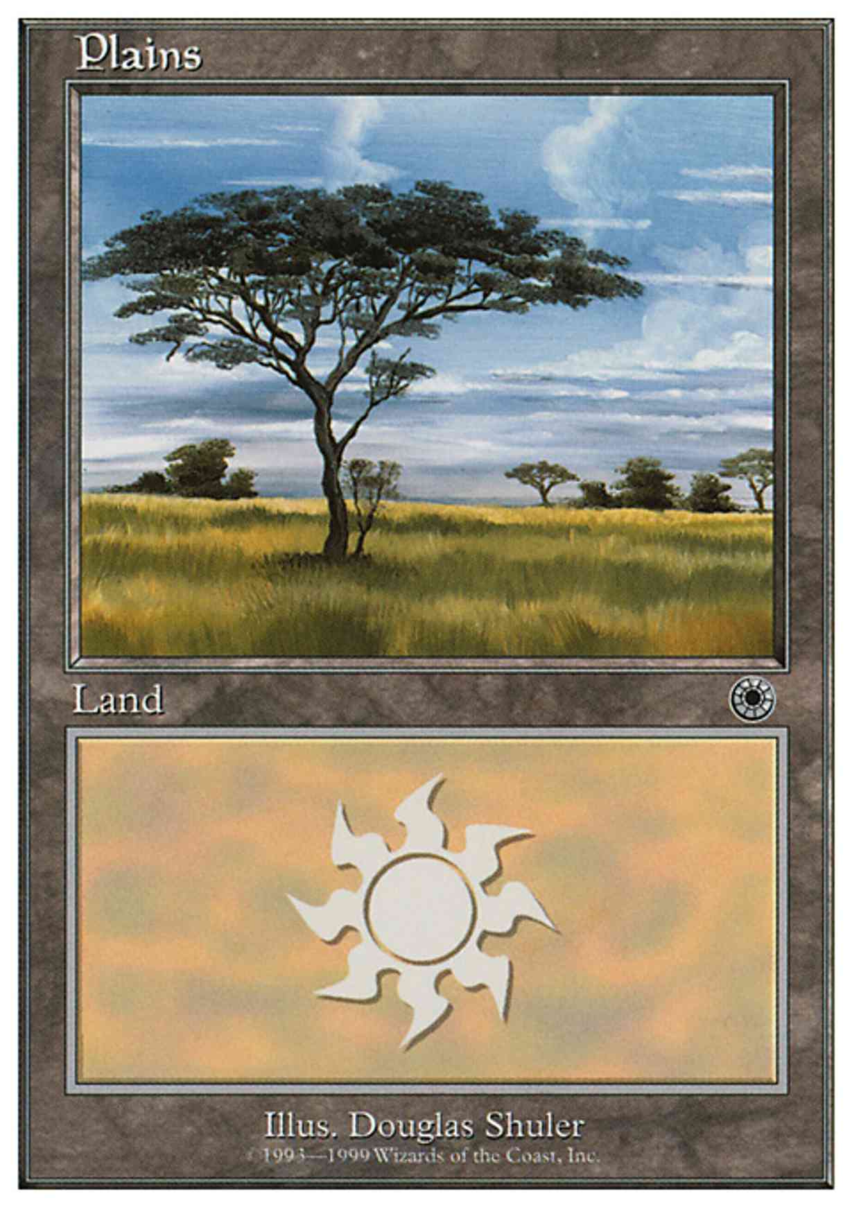 Plains (128) magic card front