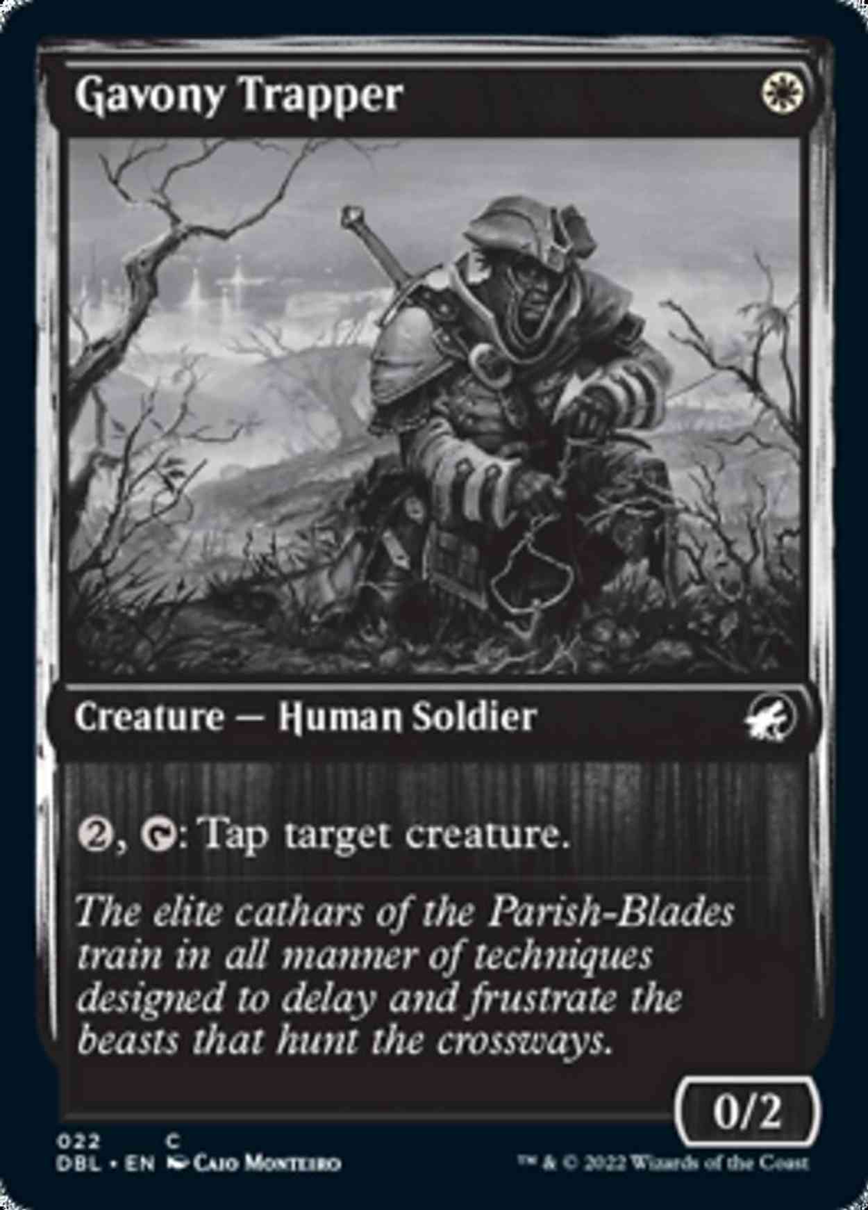 Gavony Trapper magic card front
