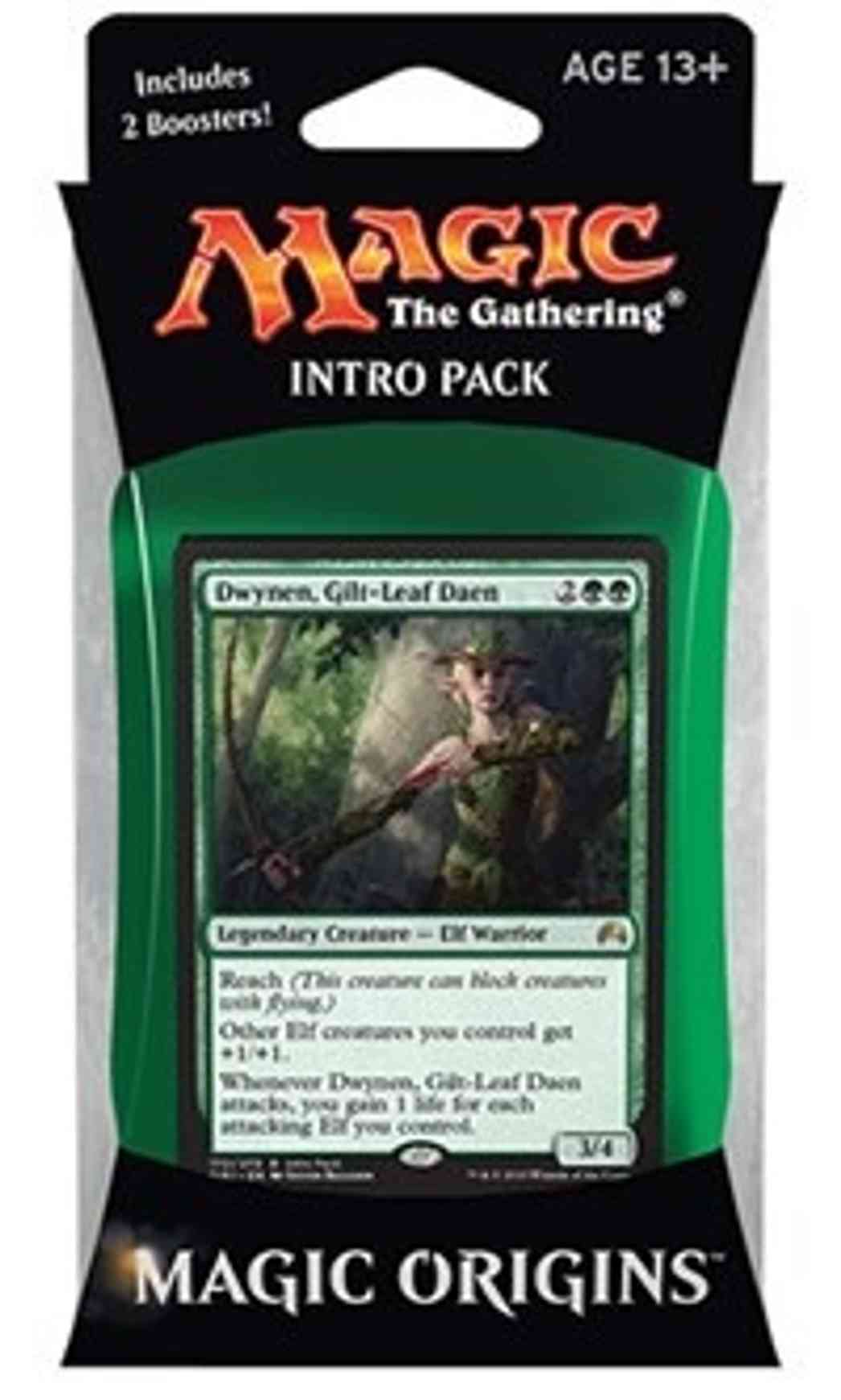 Magic Origins Intro Pack - Green magic card front
