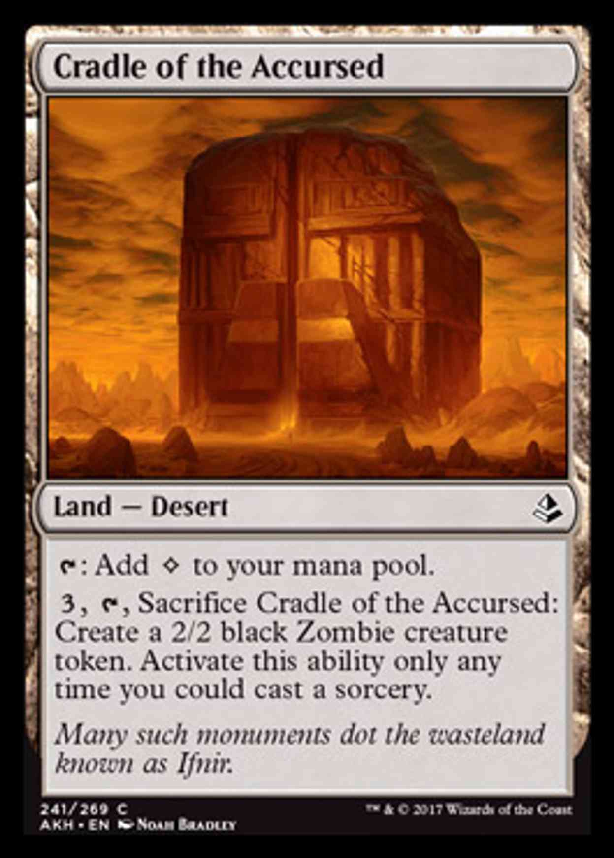 Cradle of the Accursed magic card front