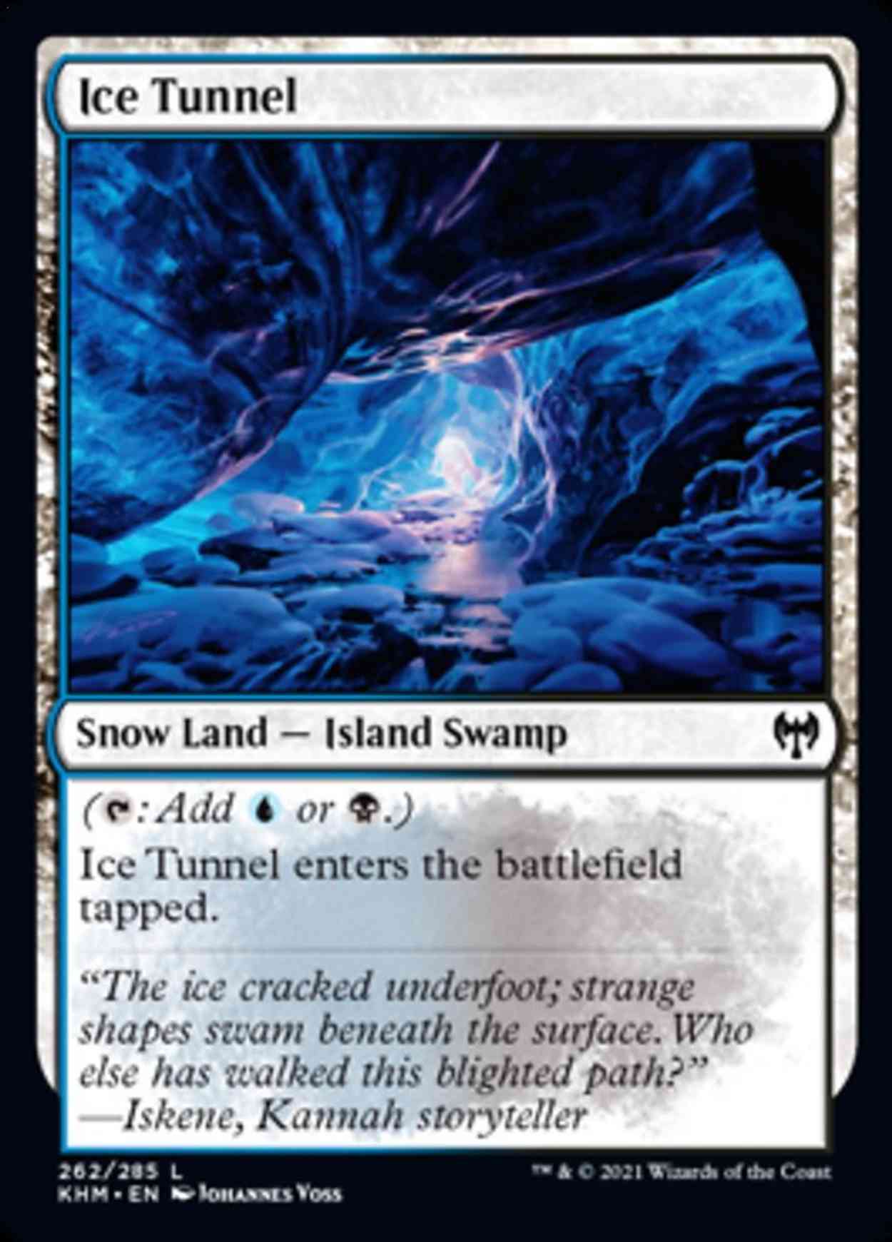 Ice Tunnel magic card front
