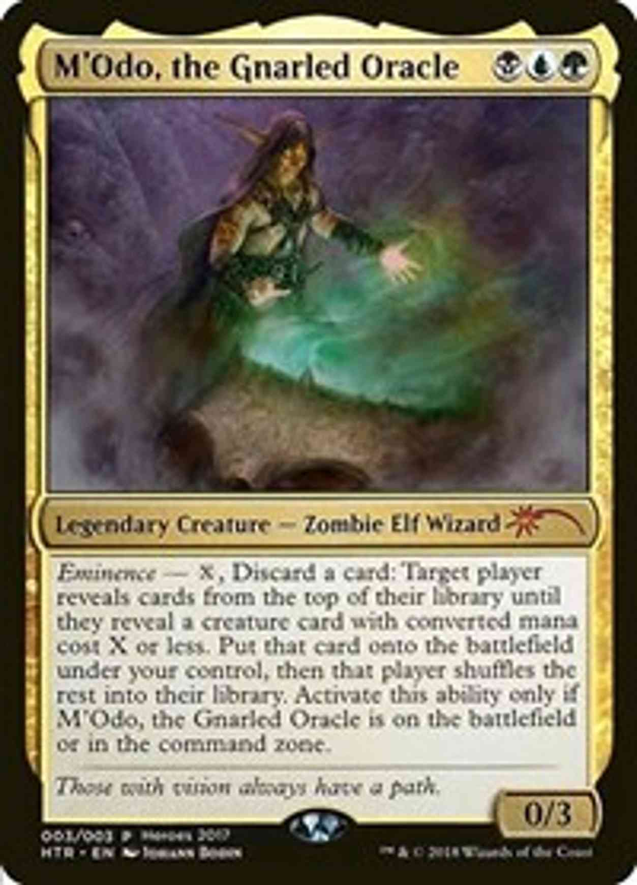 M'Odo, the Gnarled Oracle magic card front