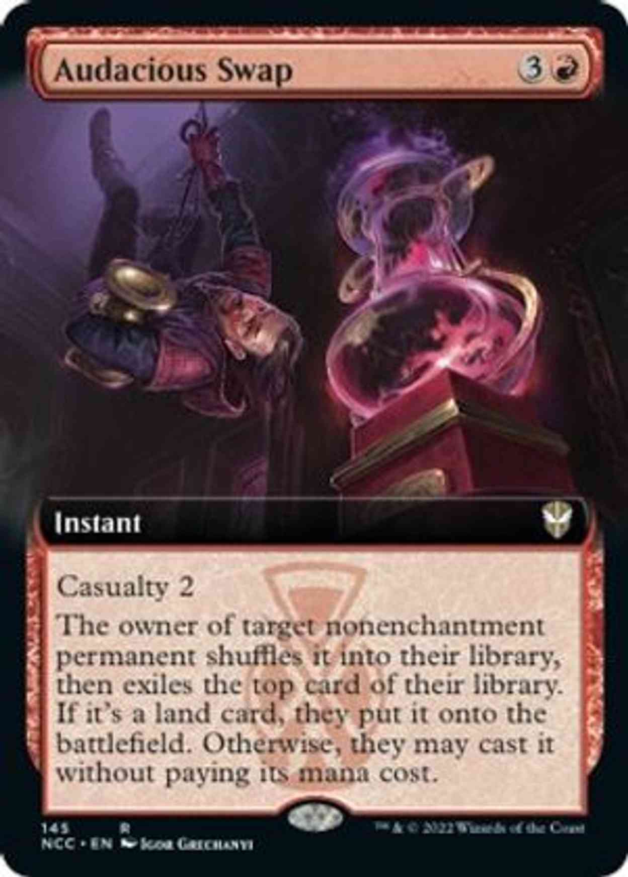 Audacious Swap (Extended Art) magic card front