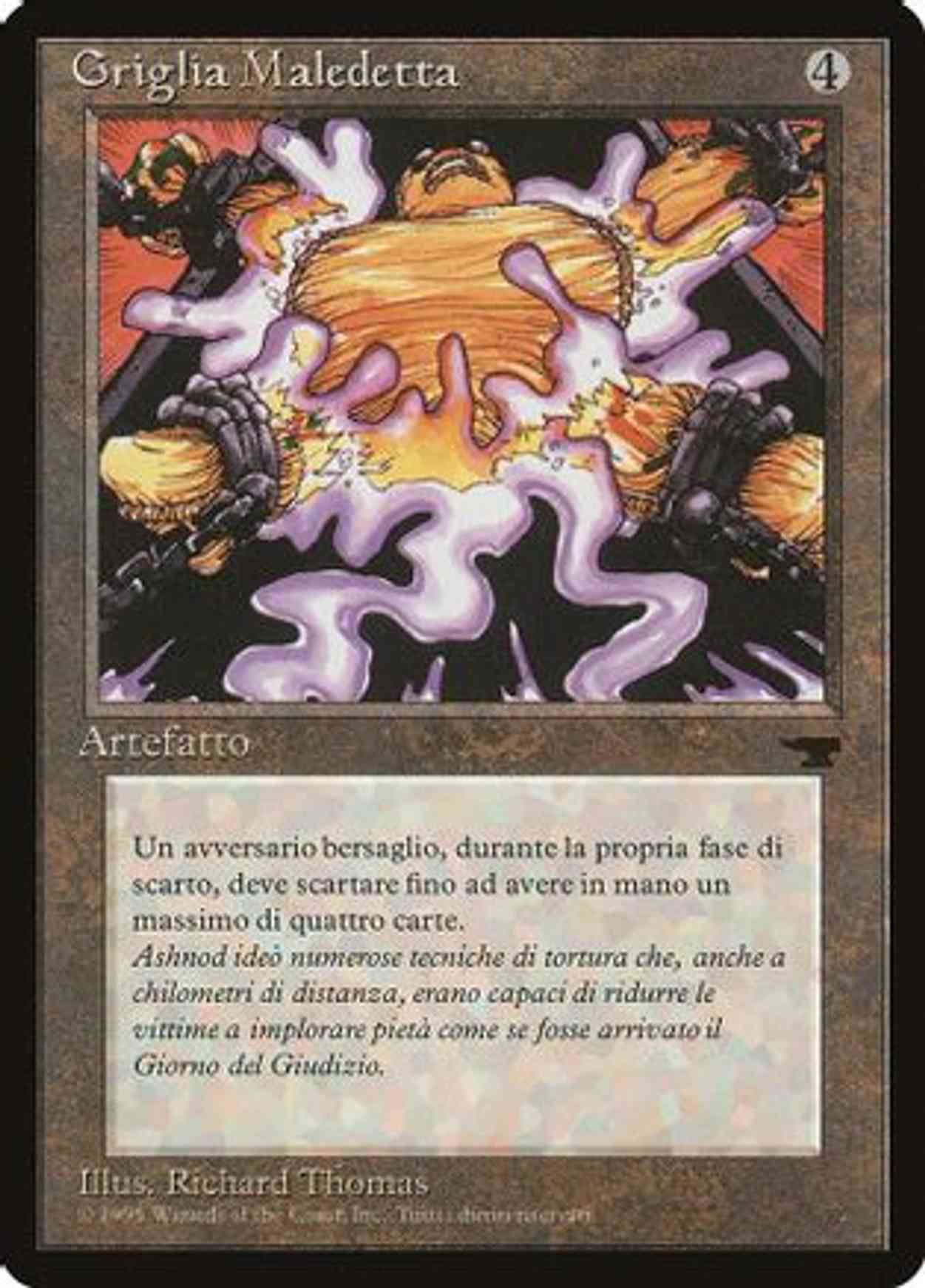 Cursed Rack (Italian) - "Griglia Maledetta" magic card front