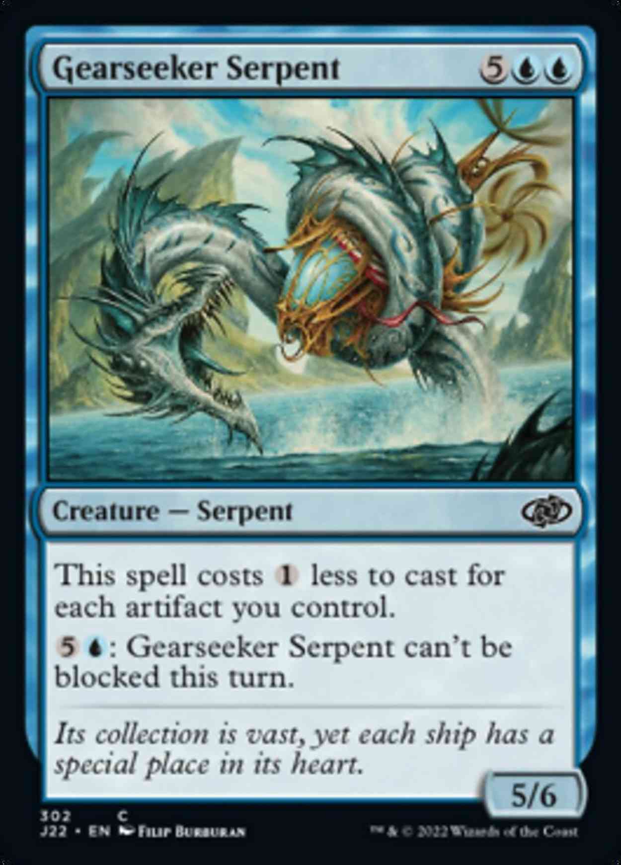 Gearseeker Serpent magic card front