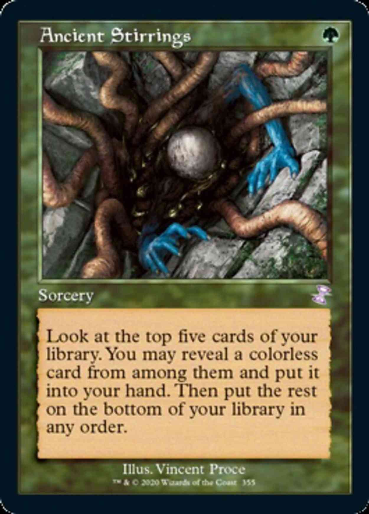 Ancient Stirrings magic card front