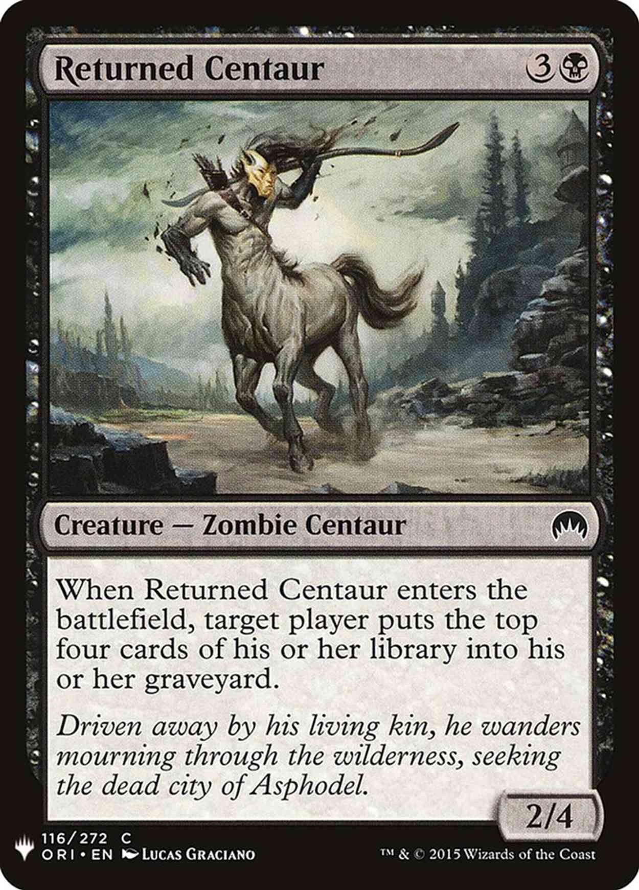 Returned Centaur magic card front