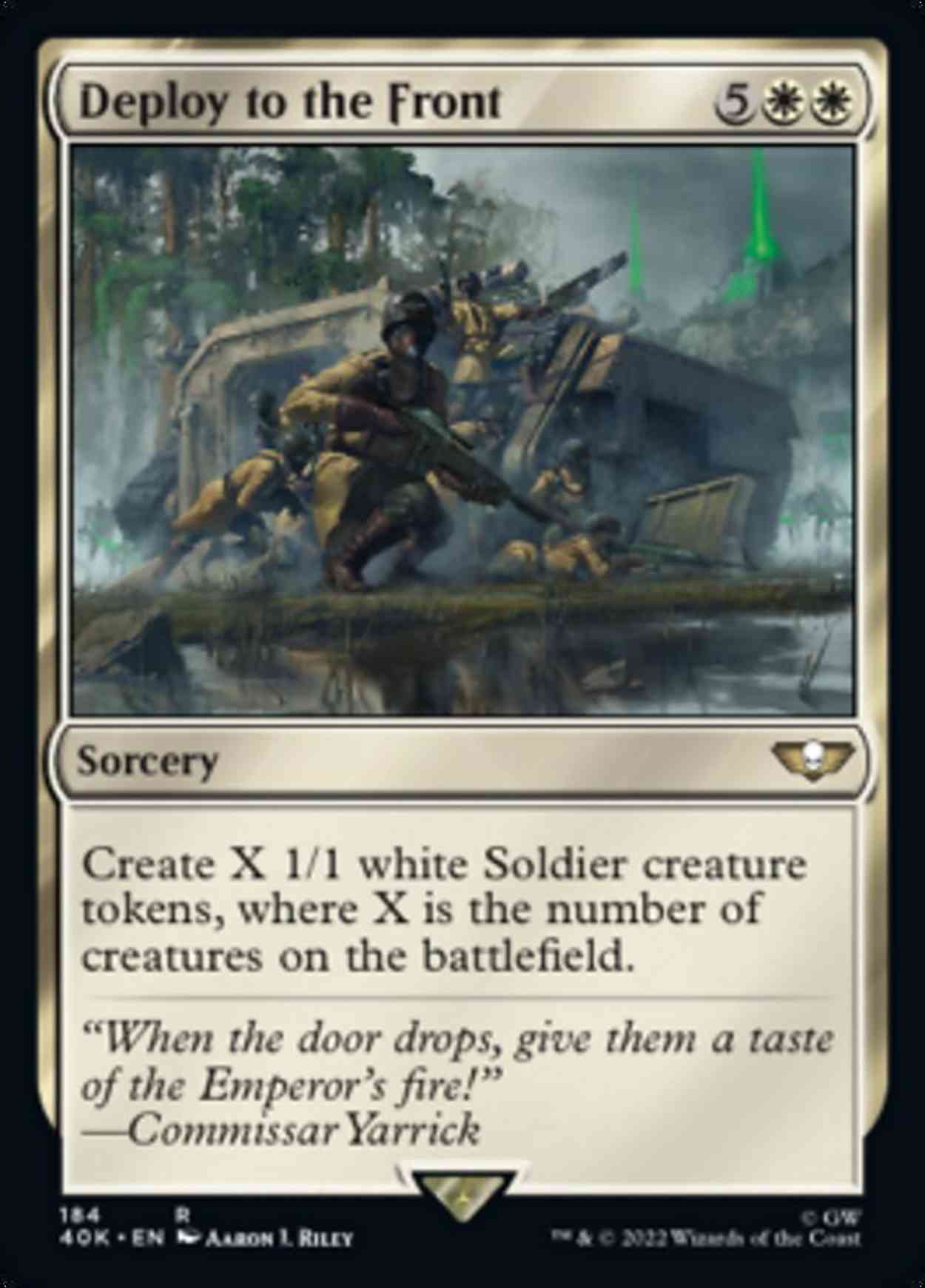 Deploy to the Front (Surge Foil) magic card front