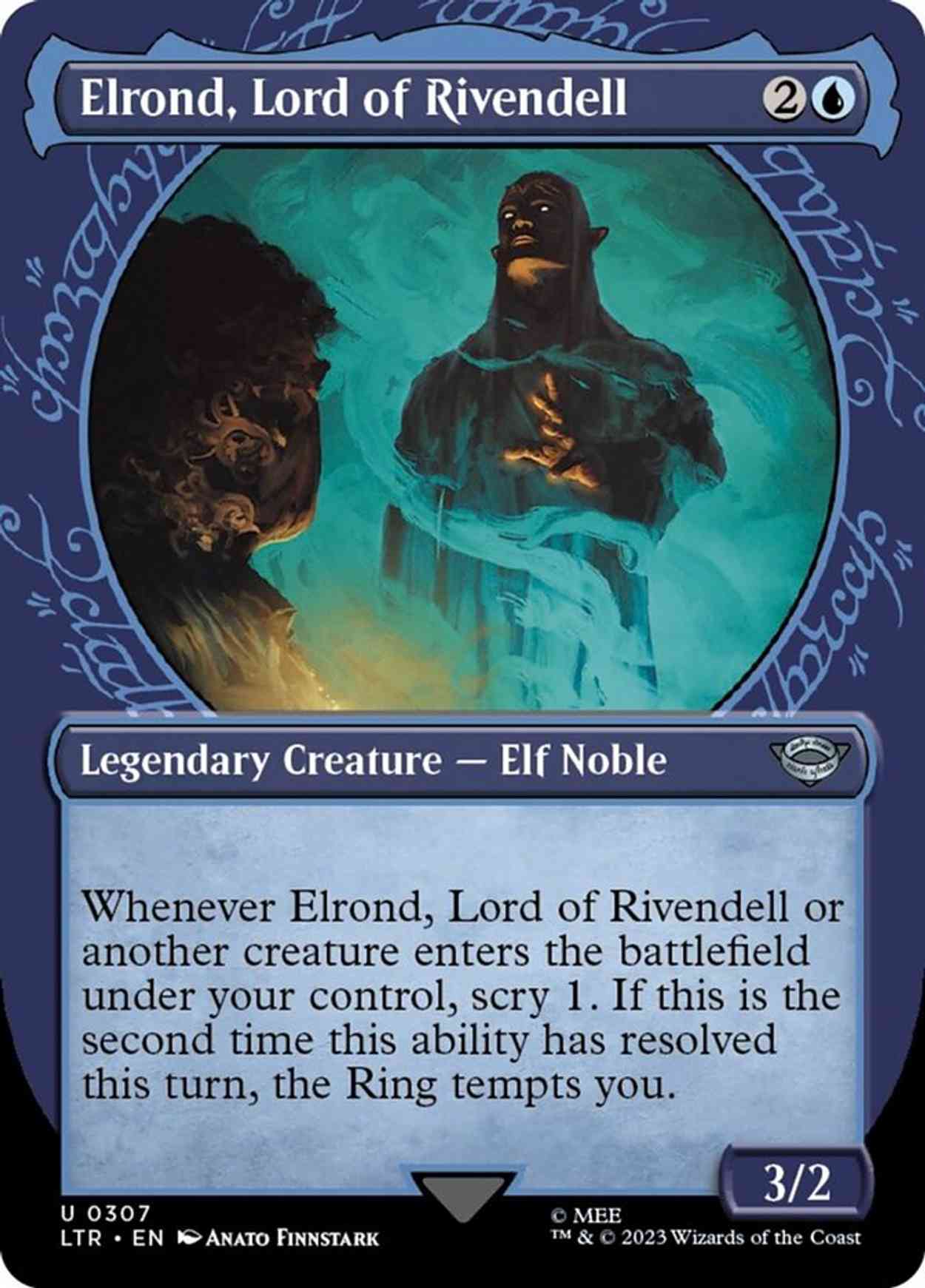 Elrond, Lord of Rivendell (Showcase) magic card front