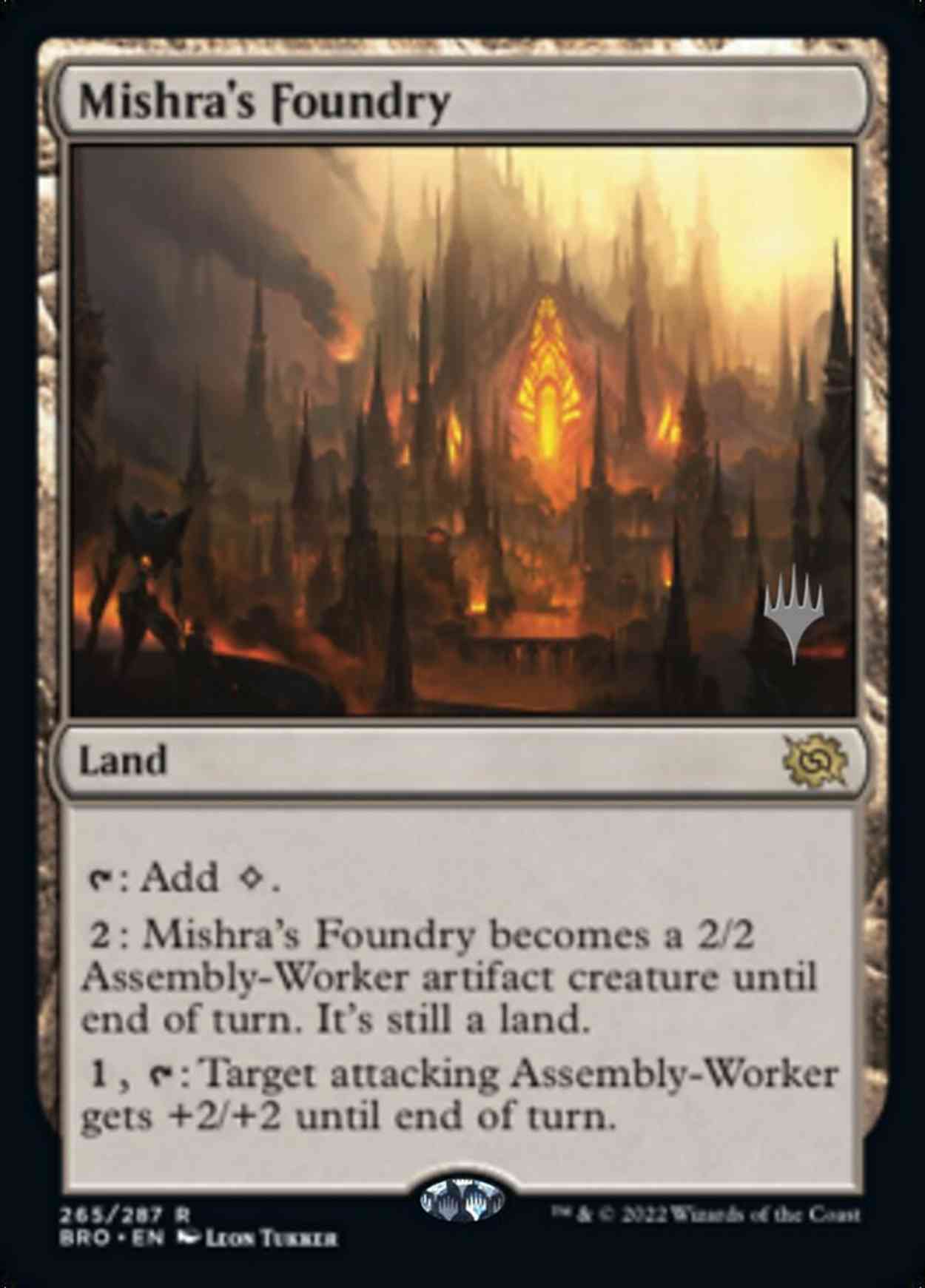 Mishra's Foundry magic card front