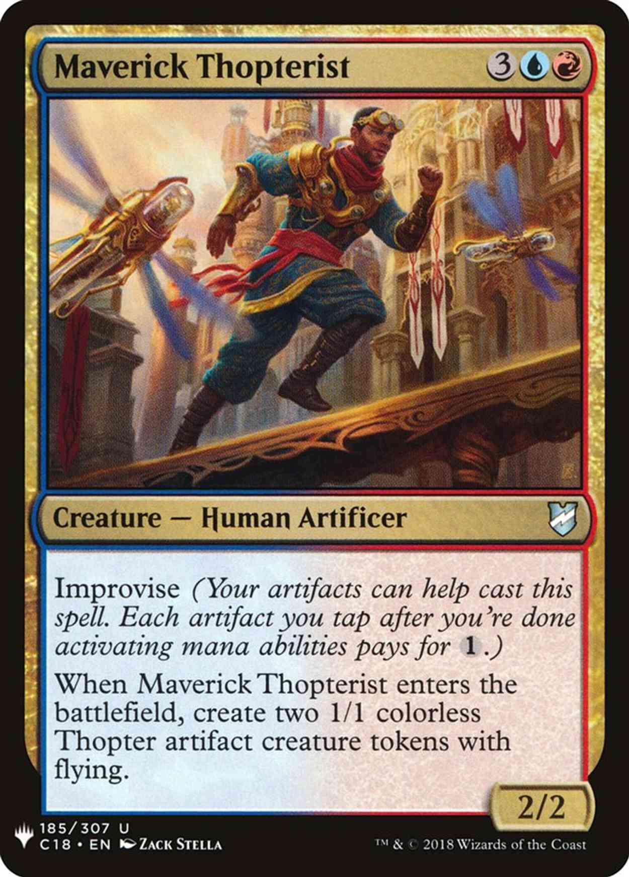 Maverick Thopterist magic card front