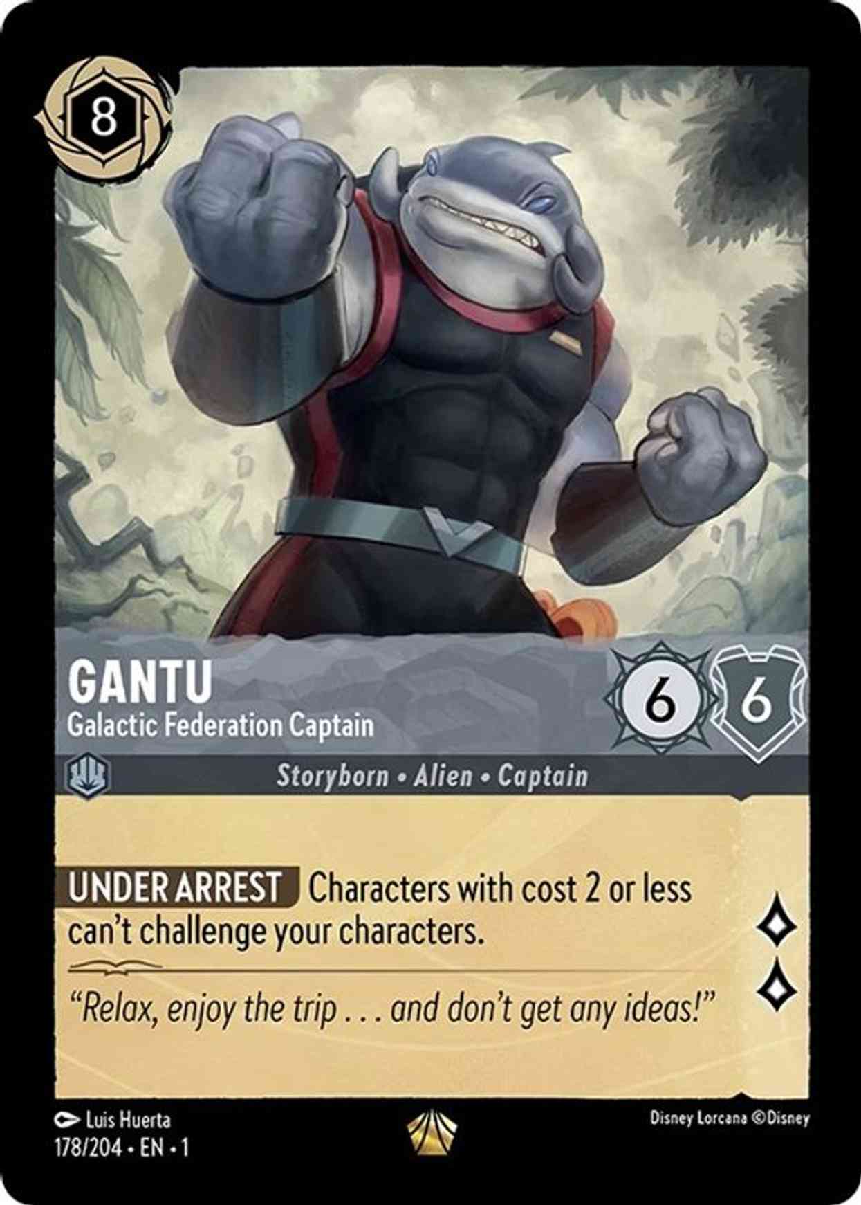 Gantu - Galactic Federation Captain magic card front