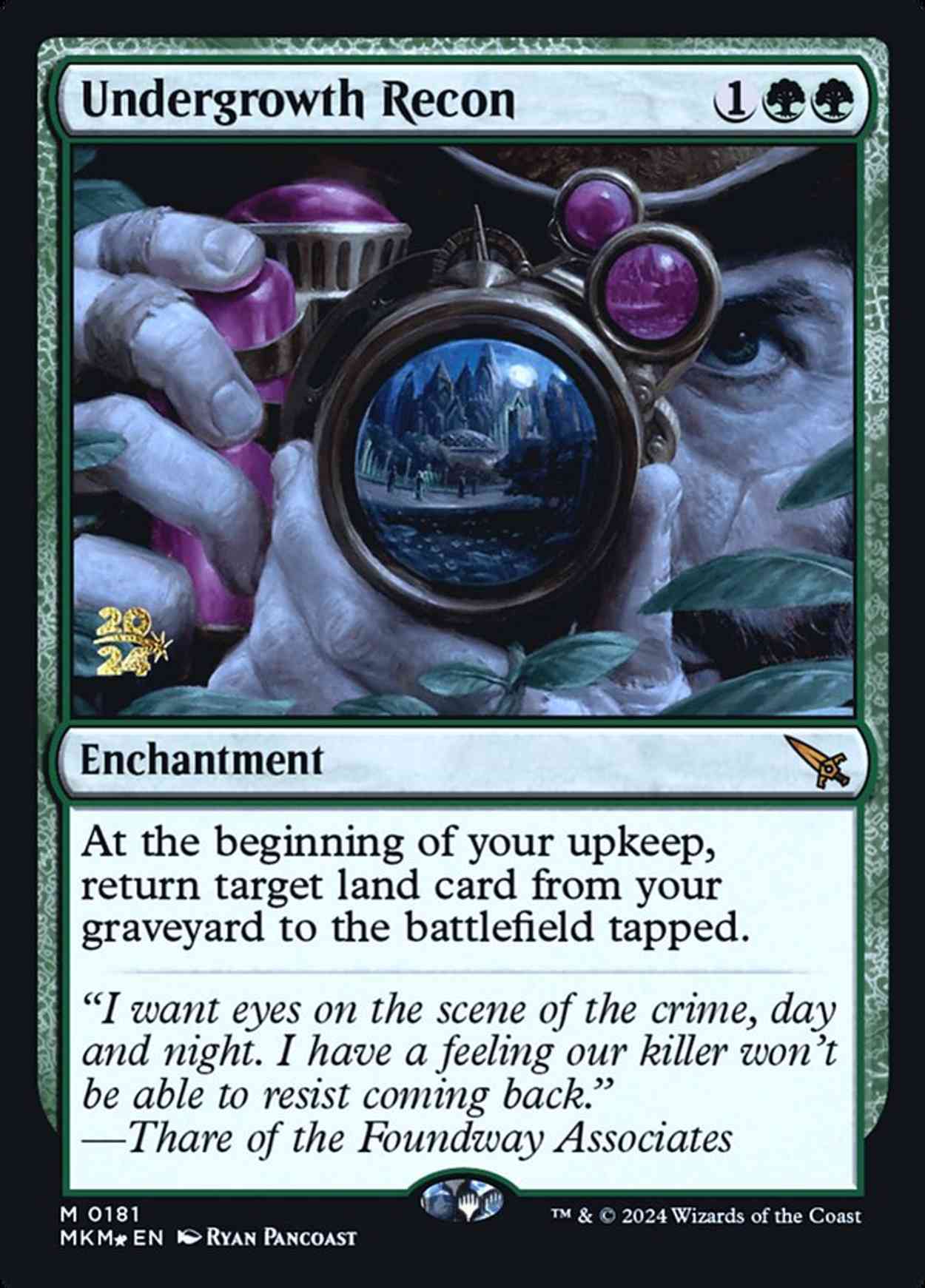 Undergrowth Recon magic card front