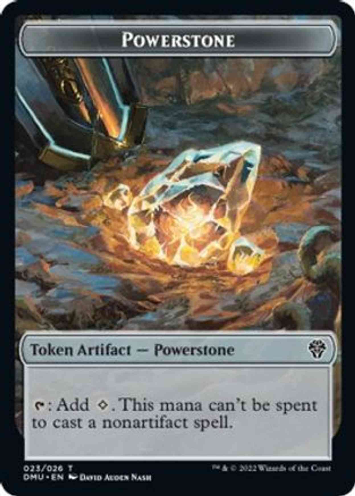 Powerstone Token magic card front