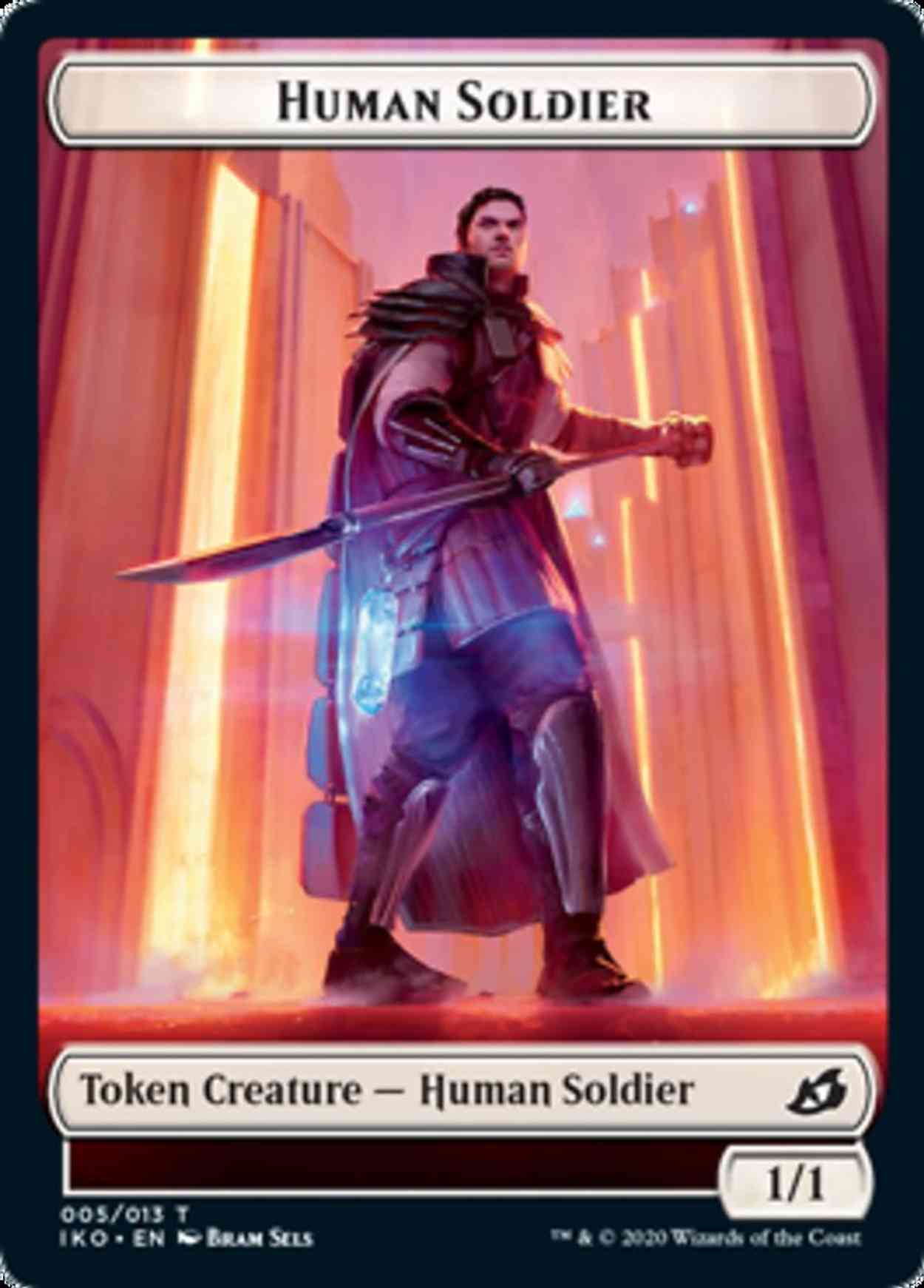 Human Soldier Token (005) magic card front