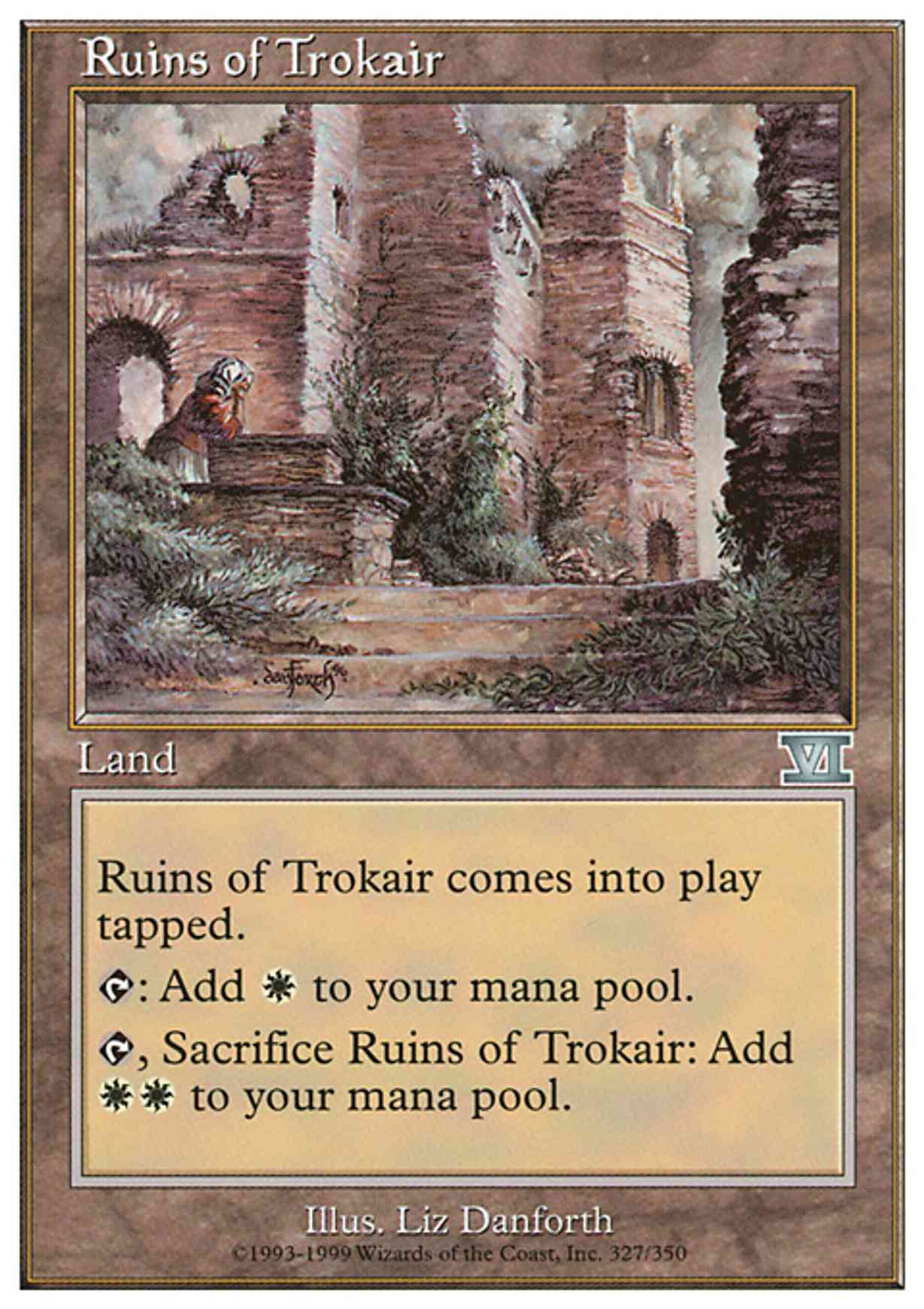 Ruins of Trokair magic card front