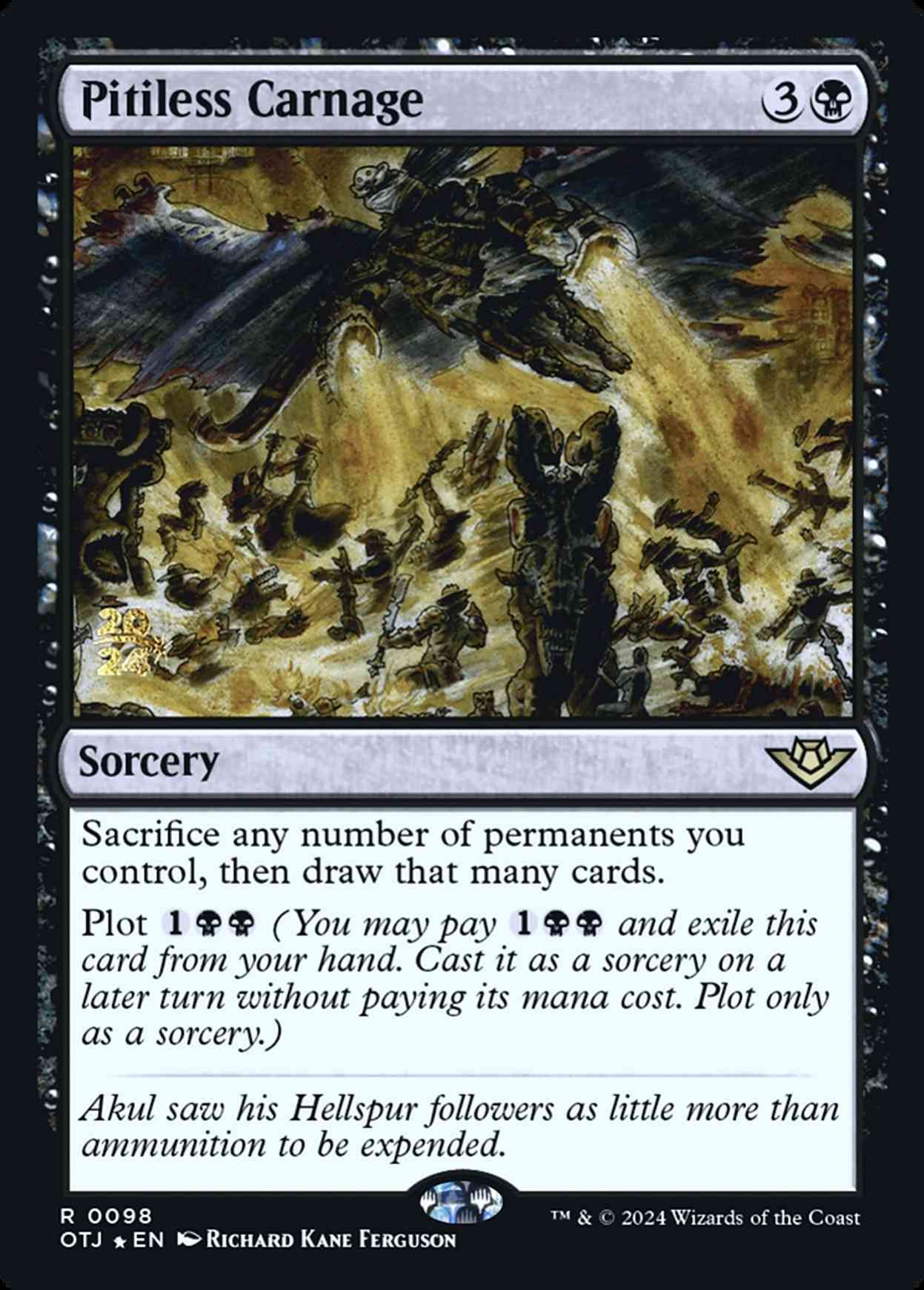 Pitiless Carnage magic card front