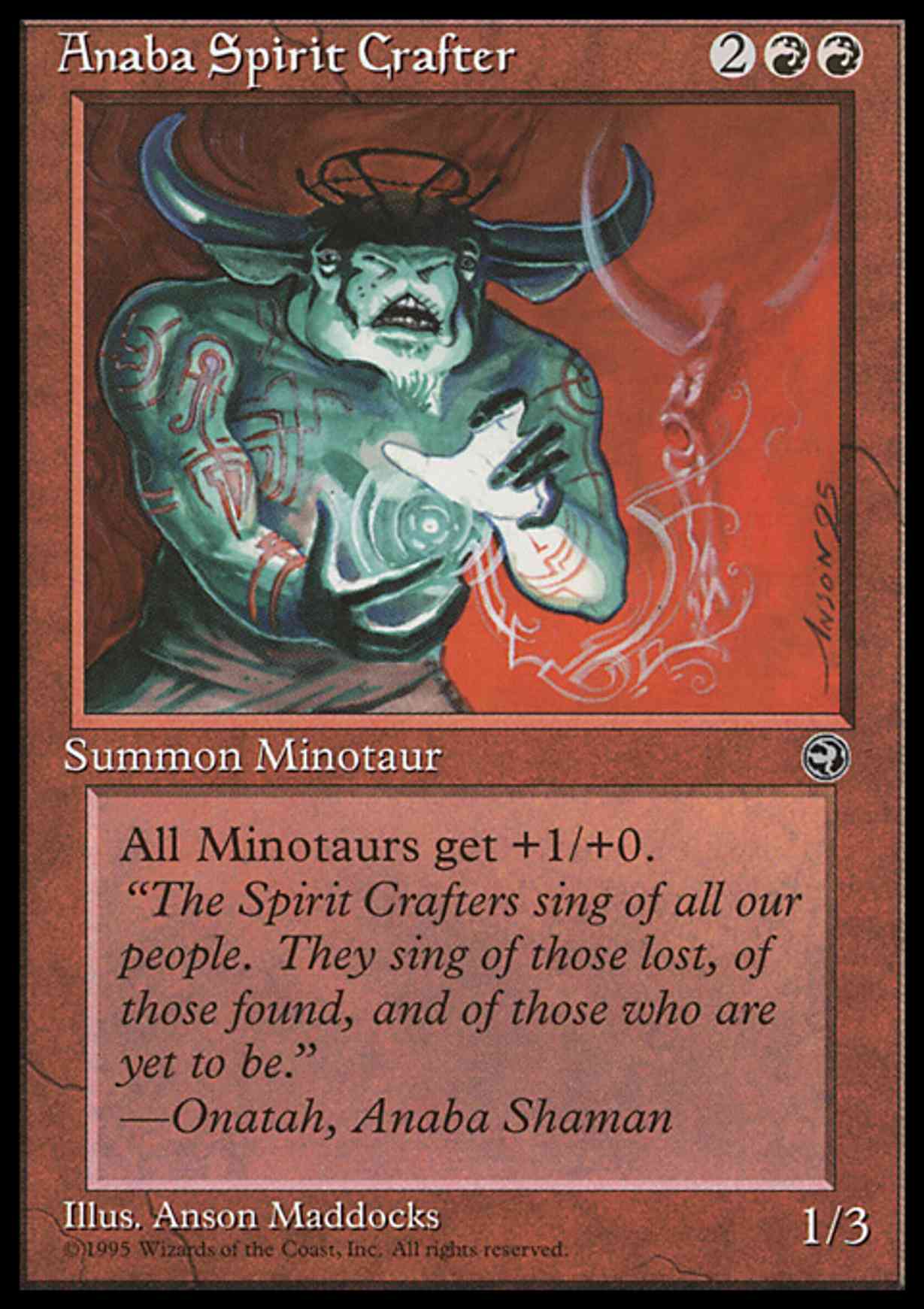 Anaba Spirit Crafter magic card front