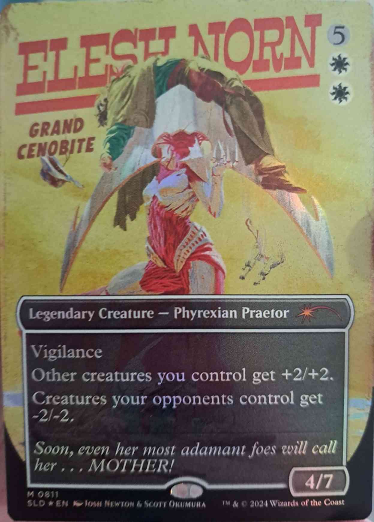 Elesh Norn, Grand Cenobite (0811) (Rainbow Foil) magic card front