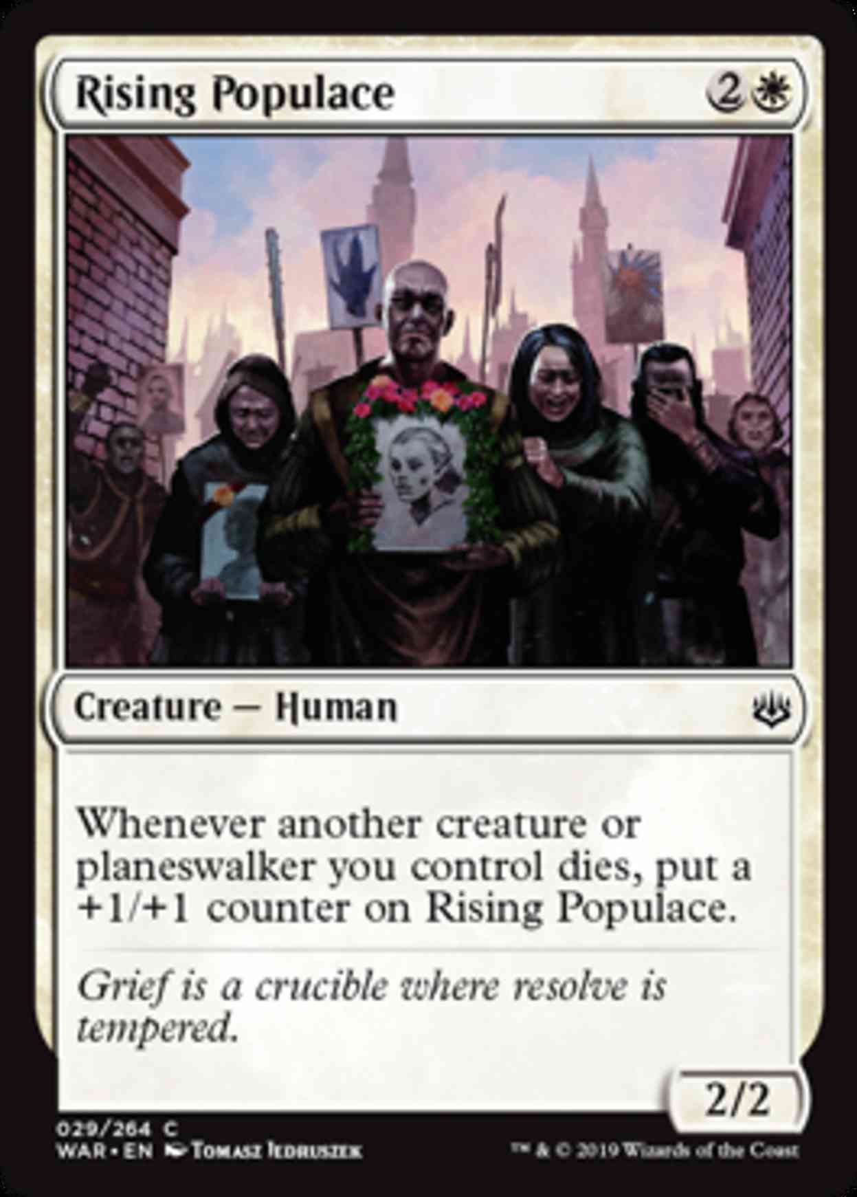 Rising Populace magic card front