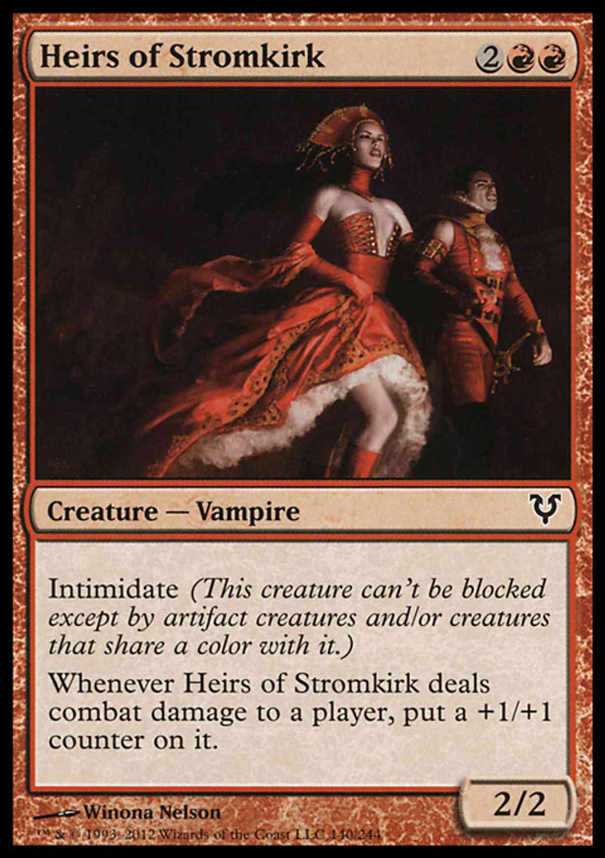 Heirs of Stromkirk magic card front